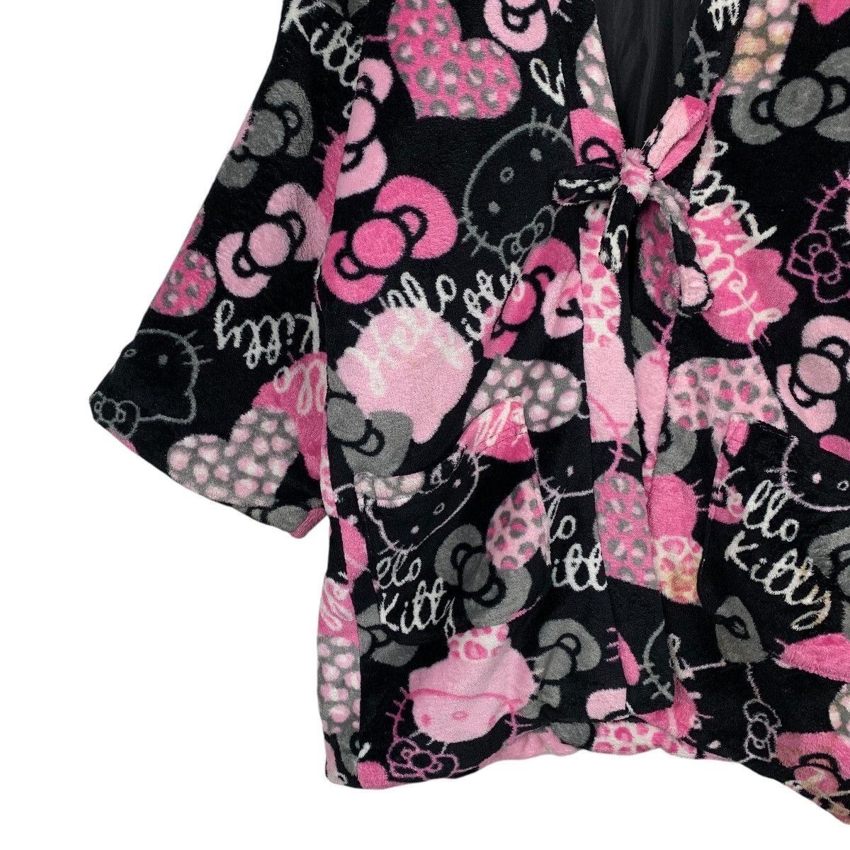 Japanese Brand Hello Kitty Fleece Fullprint Kimono Size L / US 10 / IT 46 - 3 Thumbnail