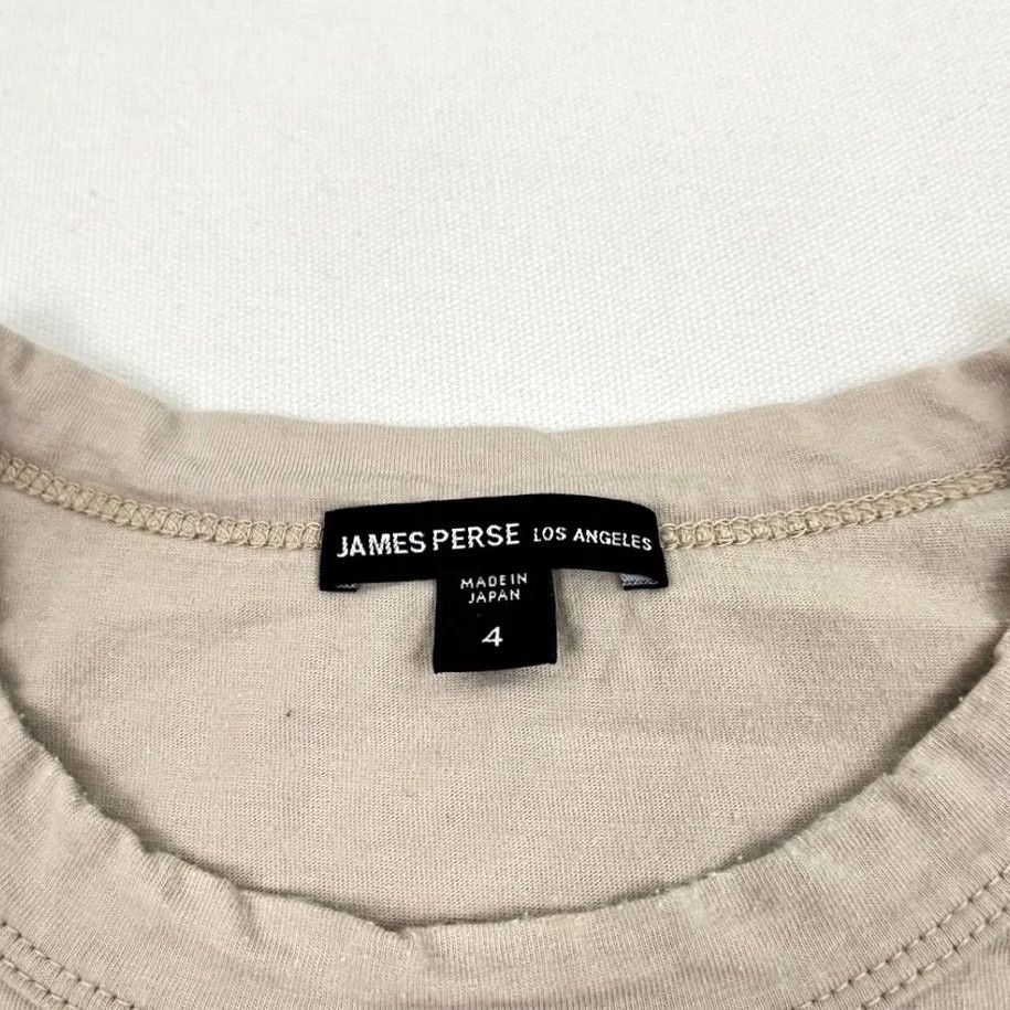 James Perse James Perse XL Beige Cotton Crew Shirt - Classic Style Size US XL / EU 56 / 4 - 2 Thumbnail
