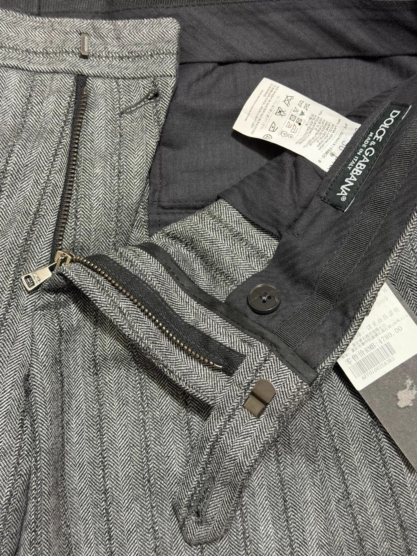 Dolce & Gabbana Dolce&Gabbana Slim Wool Blend Chino 50 Size US 34 / EU 50 - 4 Thumbnail