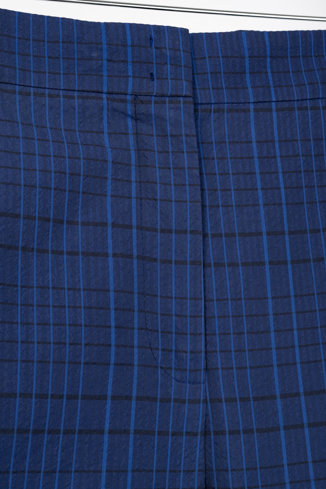 Akris Akris 100 Years Flavin Check Cotton & Silk Seersucker Pants Size 34" / US 12 / IT 48 - 7 Thumbnail
