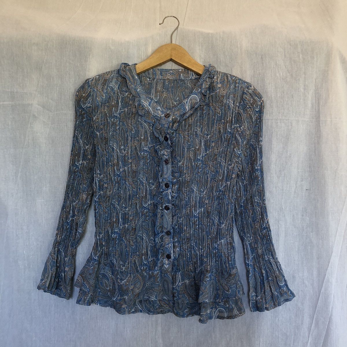 Beauty Beast Amzing printed paisley y2k pleats please issey miyake style Size M / US 6-8 / IT 42-44 - 1 Thumbnail