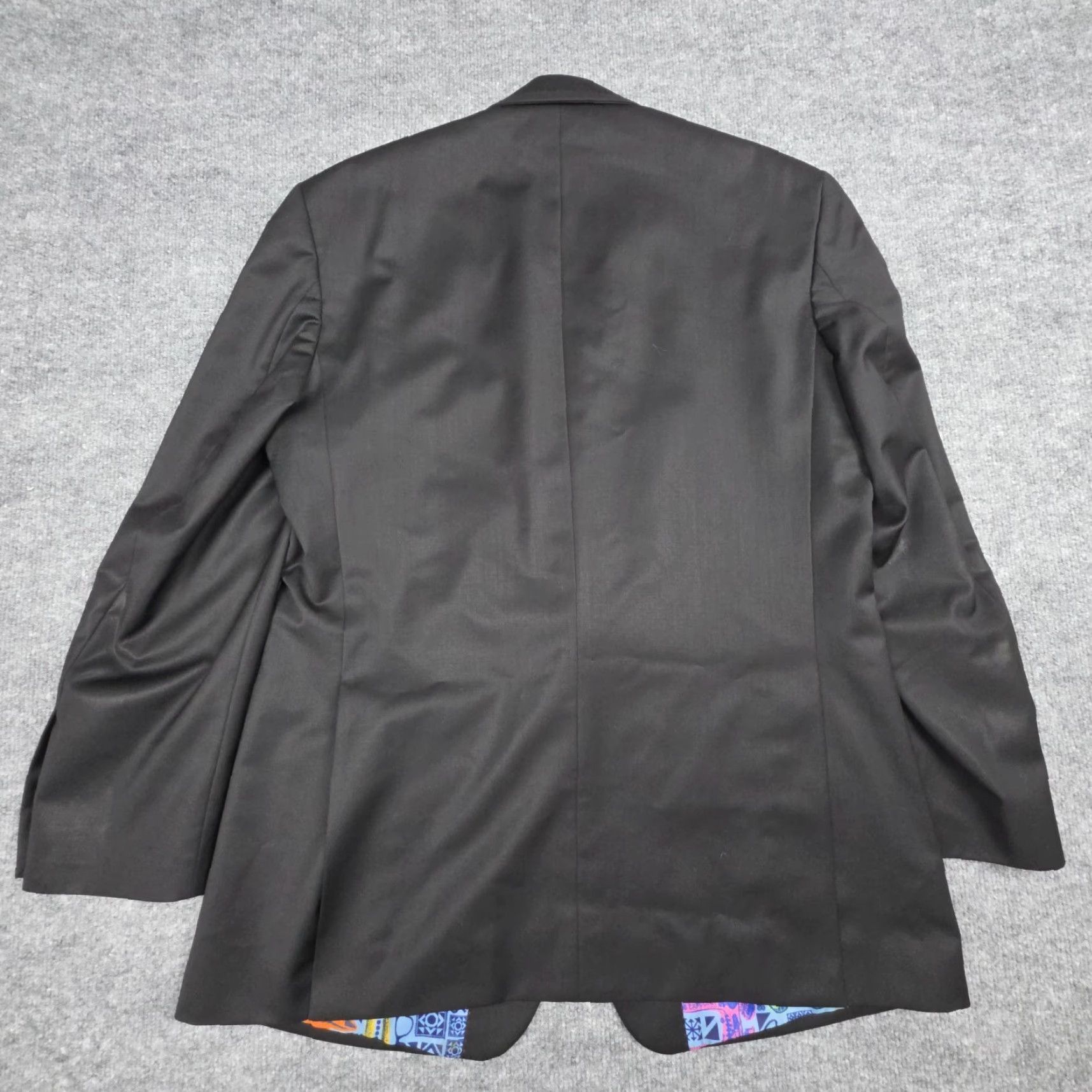 Robert Graham Robert Graham Men’s Size 42 R Classic Fit Black Wool Blazer Jacket Two Button Peak Lapel Regular"/"Jacket Size 42R - 6 Thumbnail
