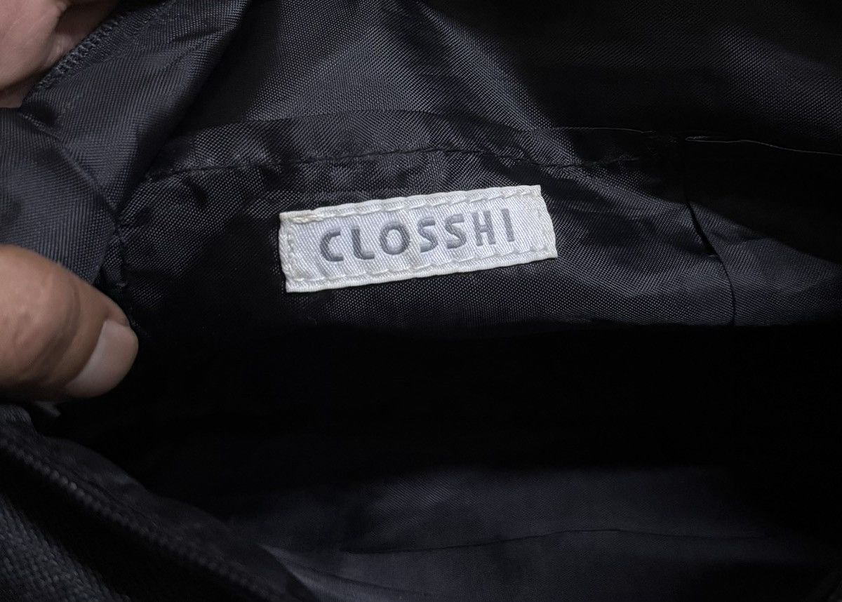 Japanese Brand CLOSSHI Crossbody Multi-Compartment Canvas Black Size ONE SIZE - 5 Thumbnail