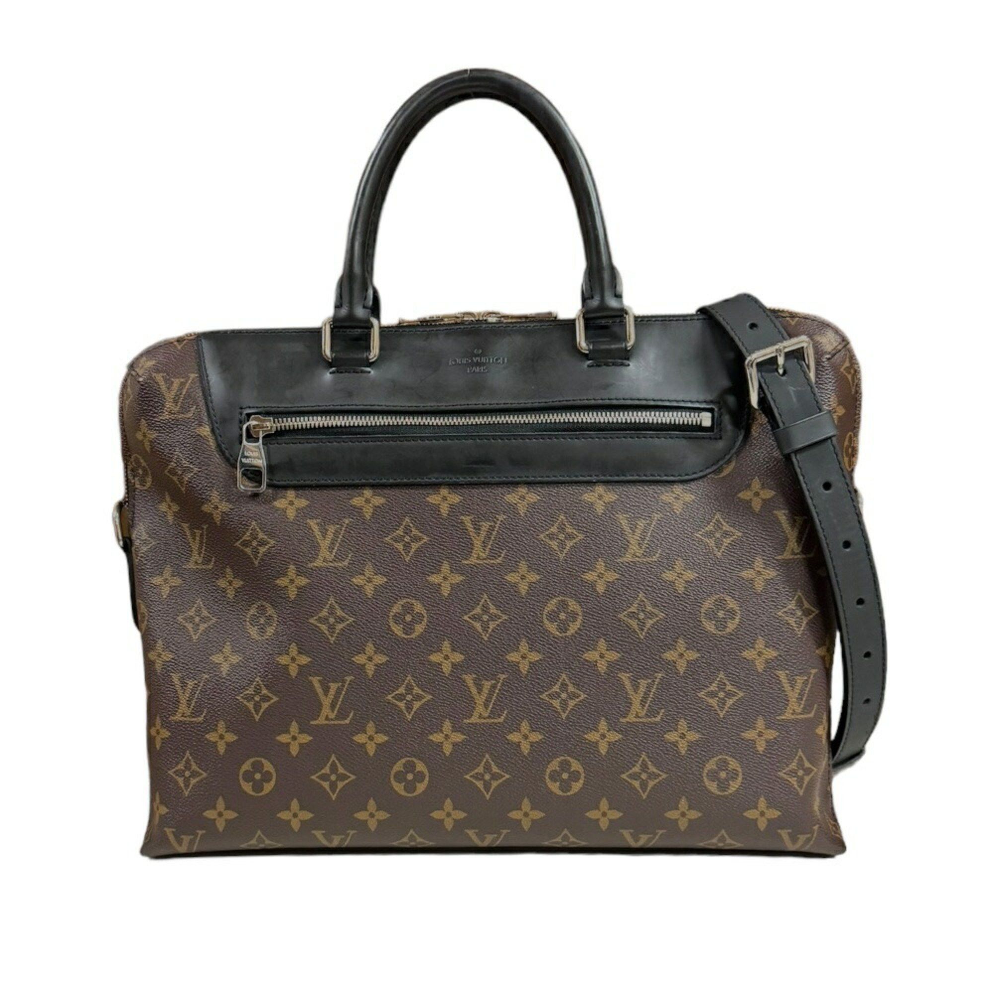 Louis Vuitton Louis Vuitton Porte Document Jour Monogram Macassar Shoulder Bag M54019 Brown Men's LOUIS VUITTON 2way Size ONE SIZE - 1 Thumbnail