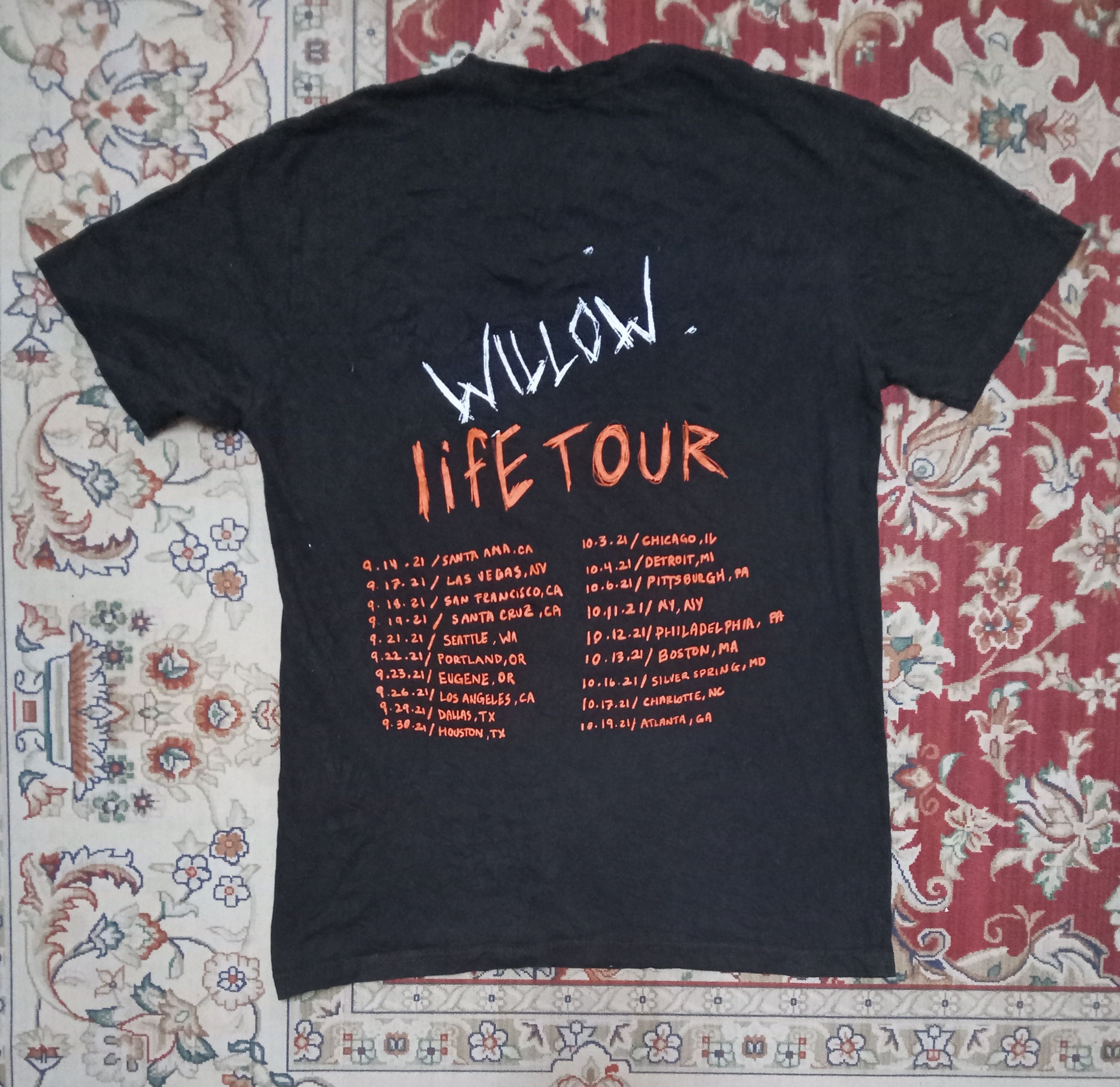 Band Tees Willow Life American Tour T Shirt Size US M / EU 48-50 / 2 - 2 Thumbnail