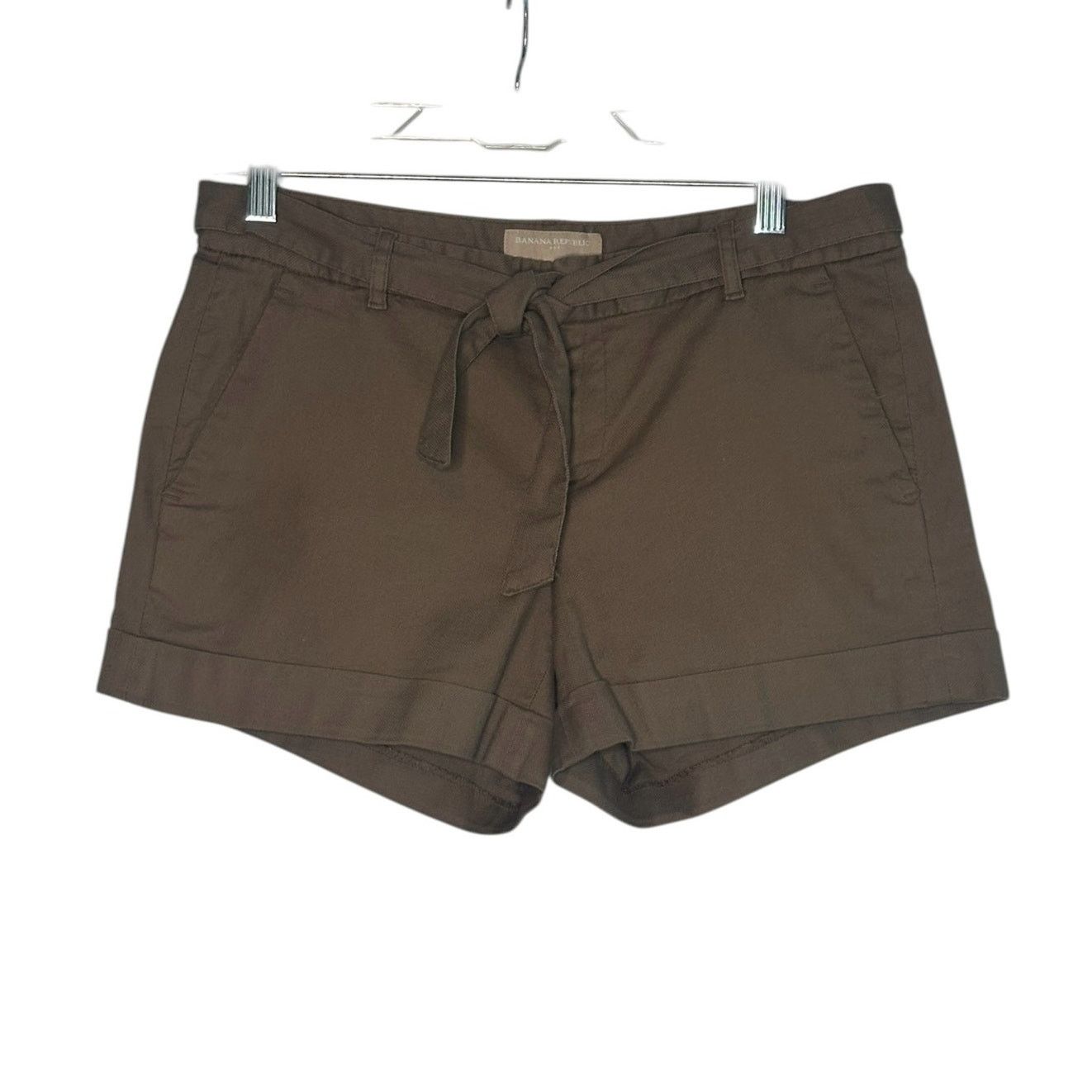 Banana Republic Banana Republic brown belted shorts size 4 Size 27" / US 4 / IT 40 - 1 Thumbnail