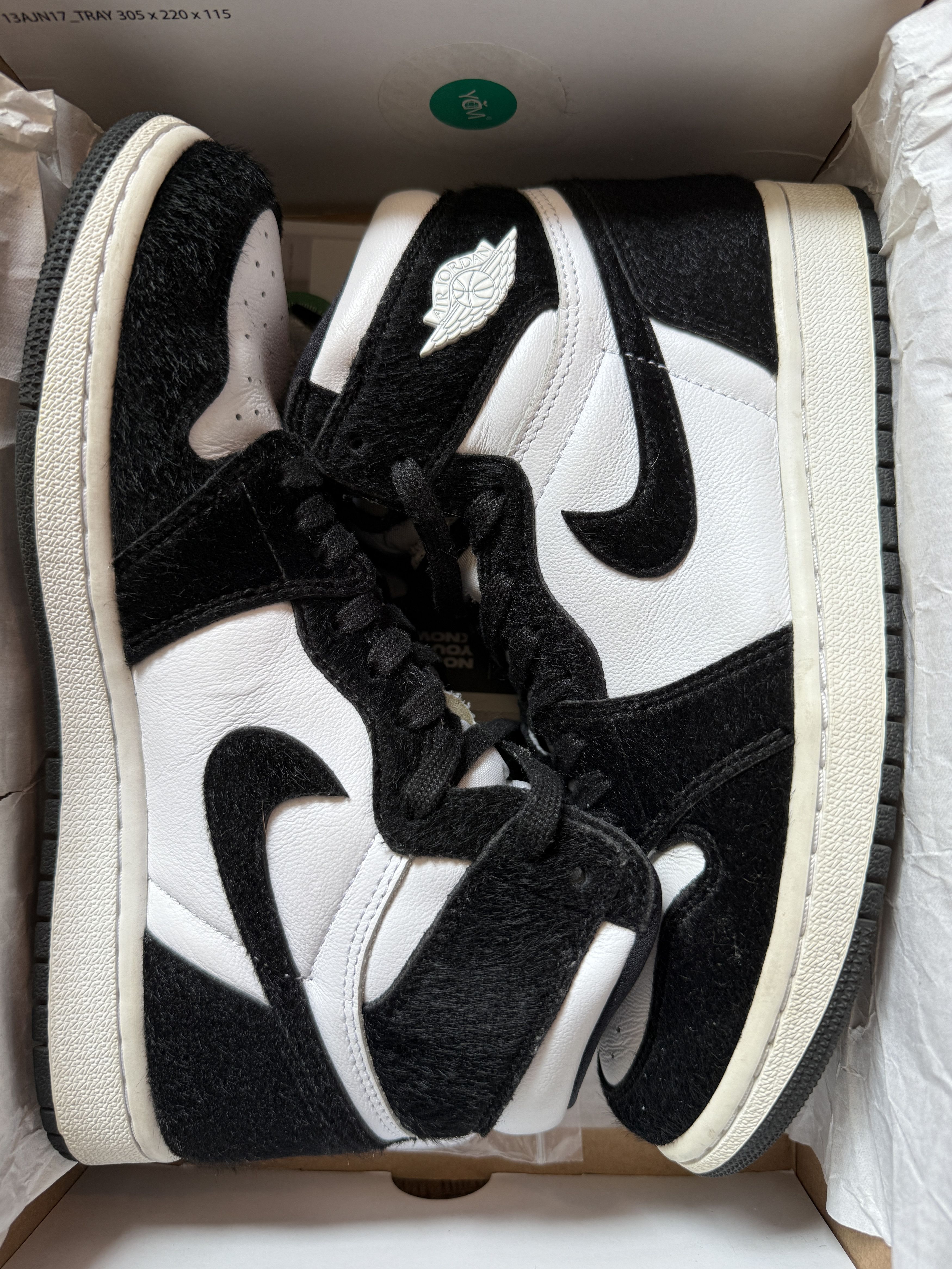 Nike NIKE AIR JORDAN 1 RETRO HIGH WOMEN'S “TWIST” Size US 8 / IT 38 - 4 Thumbnail