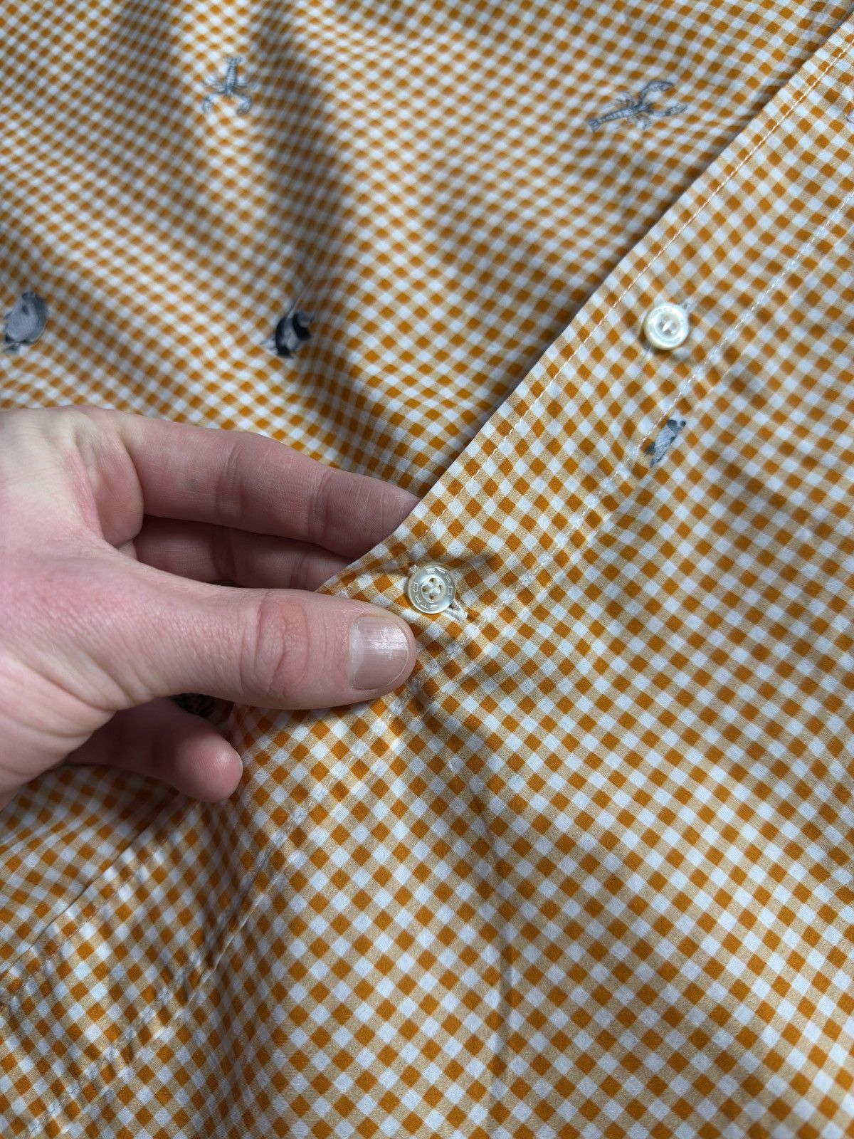Etro Etro Fish Printed Button Ups Shirt Size US L / EU 52-54 / 3 - 6 Thumbnail