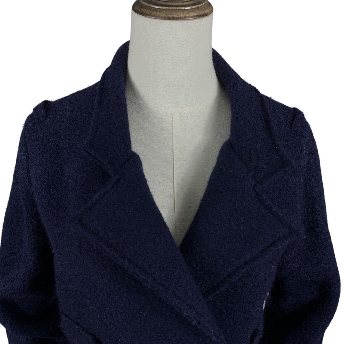 Diesel Diesel Cropped Wool Jacket Navy Blue Double Breasted Size S / US 4 / IT 40 - 5 Thumbnail