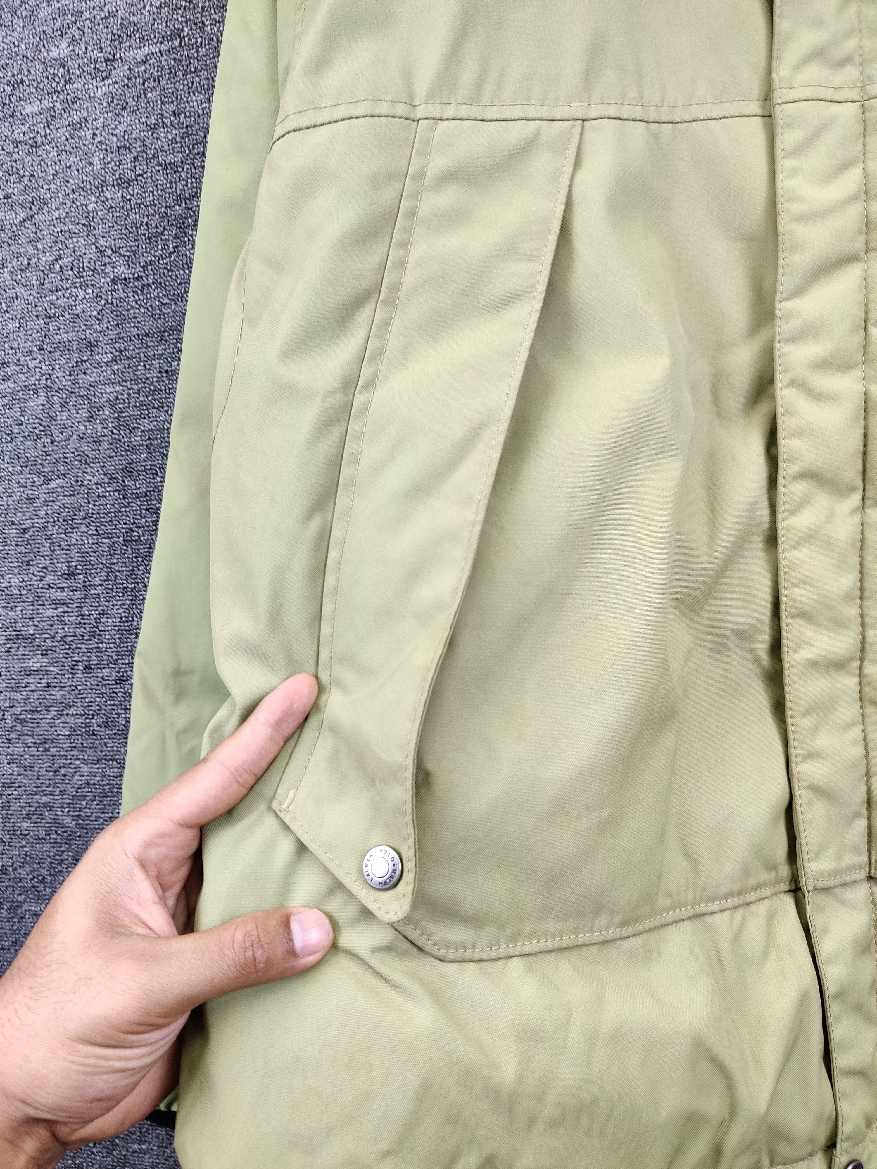 Polo Ralph Lauren Vintage 90s Polo Ralph Lauren Down Puffer Light Green Jacket Size US L / EU 52-54 / 3 - 10 Thumbnail