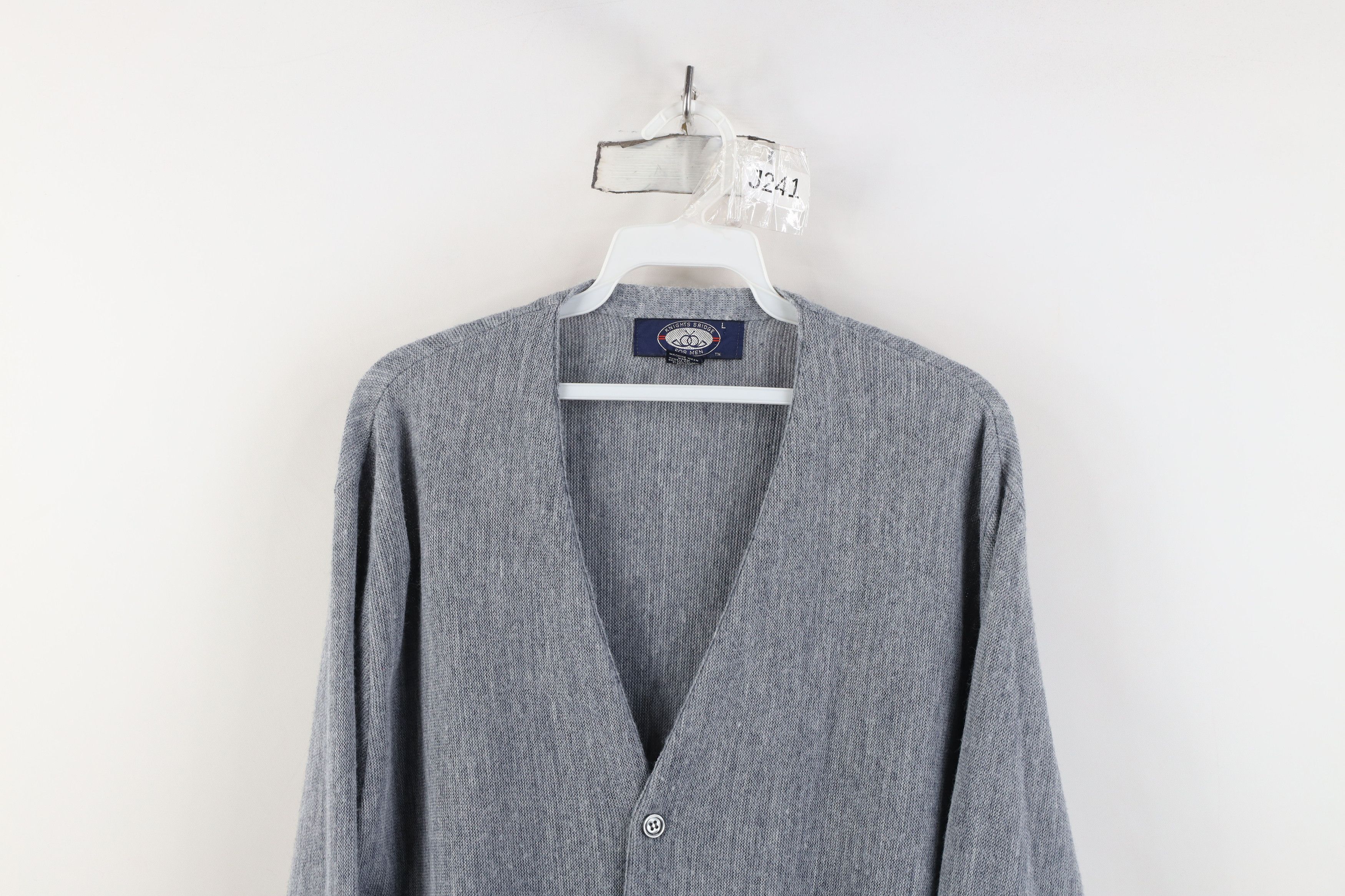 Vintage Vintage 70s Streetwear Knit Kurt Cobain Cardigan Sweater USA Size US L / EU 52-54 / 3 - 2 Thumbnail