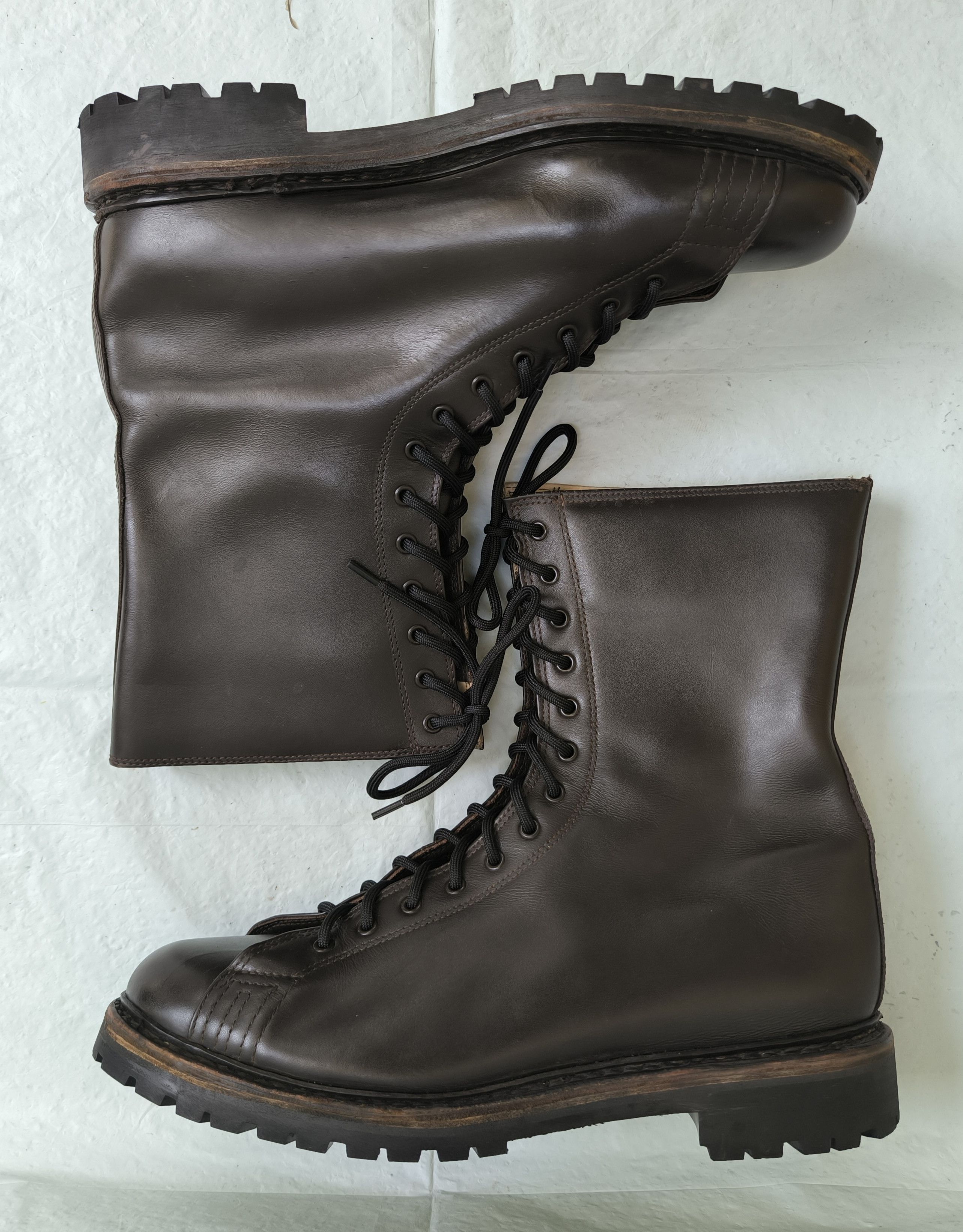 Vintage Vtg CALZATURIERI MASTROMARCO Italian Combat boots DAVOS sole Size US 11.5 / EU 44-45 - 2 Thumbnail