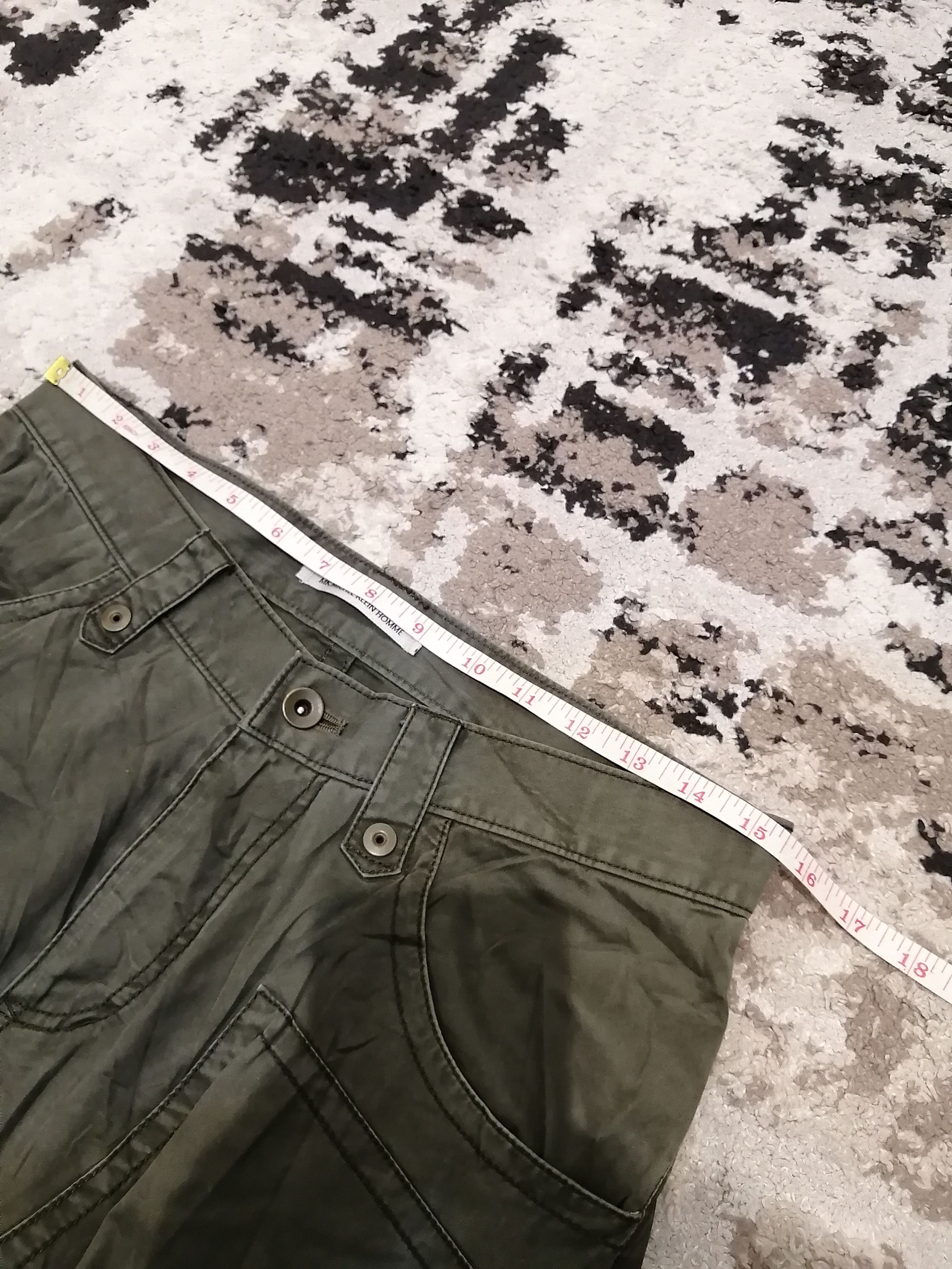 Michel Klein Vintage Michel Klein Double Knee Flared Tactical Pants Size US 31 - 16 Thumbnail