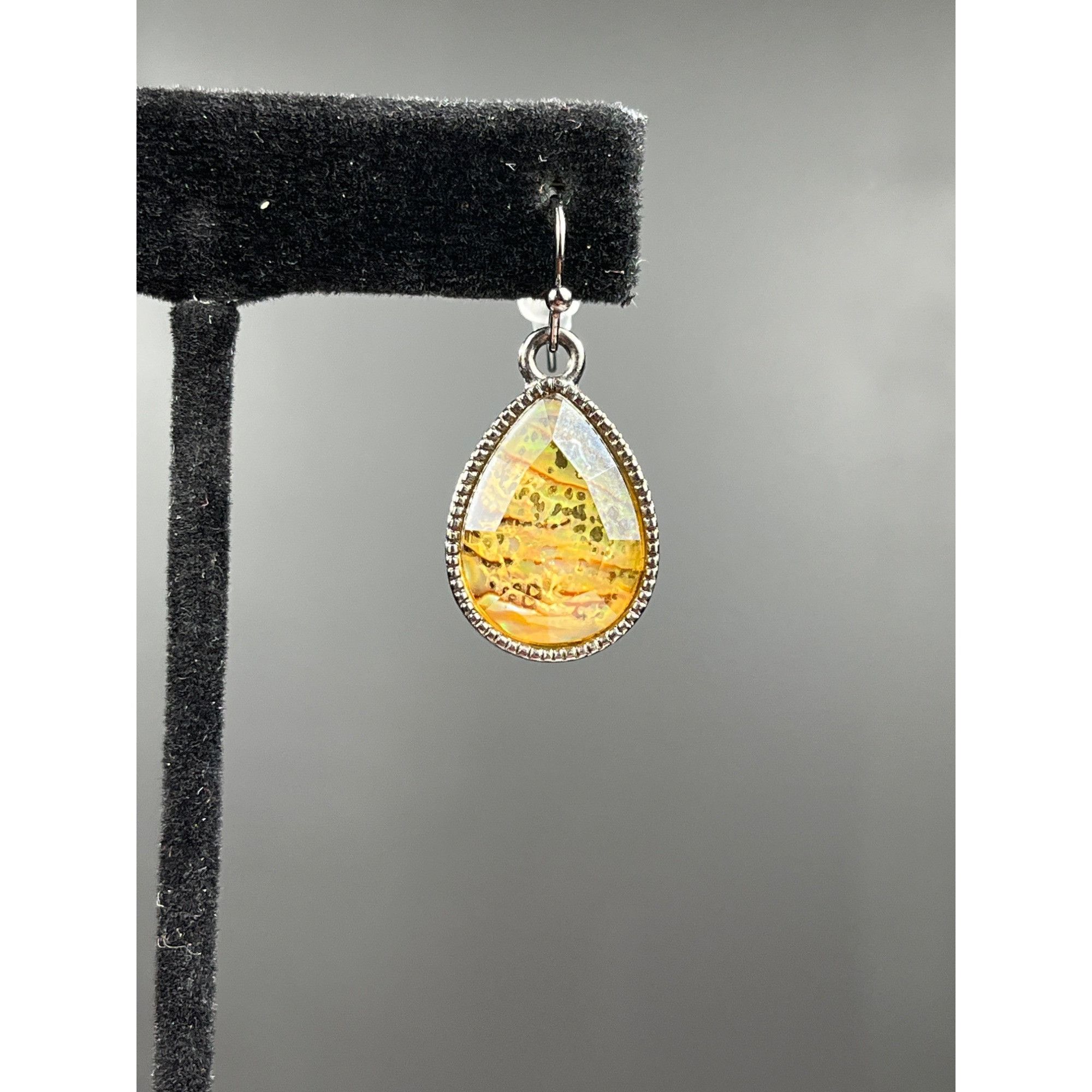 Other Teardrop SKU 053 Abalone Shell Sterling Silver Dangle Earrin Size ONE SIZE - 3 Thumbnail