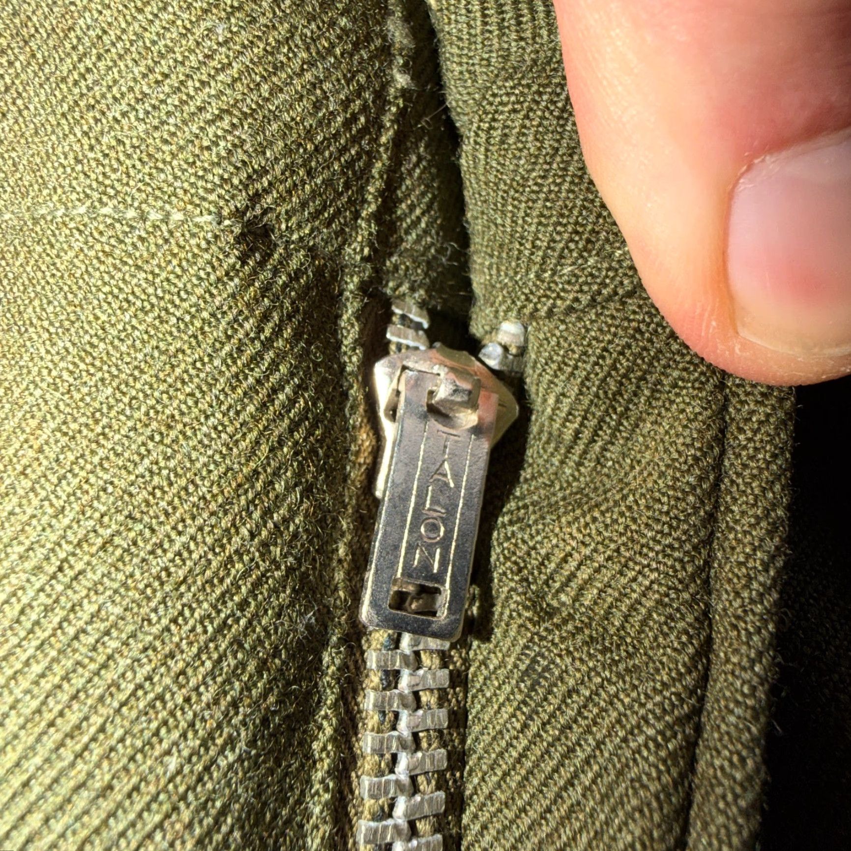 Vintage VINTAGE Military Trousers Pants Mens Wool Green 31x30 50s M1951 OG-108 Regular Dress Pants Shirt? Size US 31 - 7 Thumbnail
