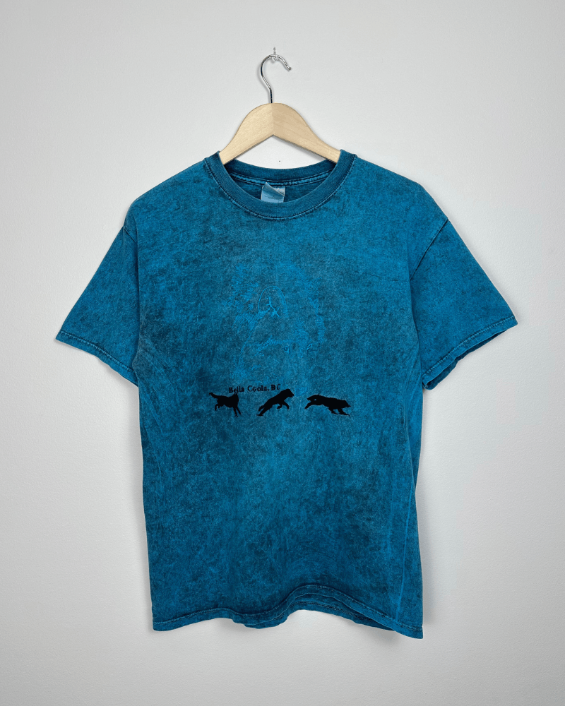 Gildan × Vintage Vintage Gildan Bella Coola Stone Wash Wolf T-Shirt - Medium Size US M / EU 48-50 / 2 - 2 Thumbnail