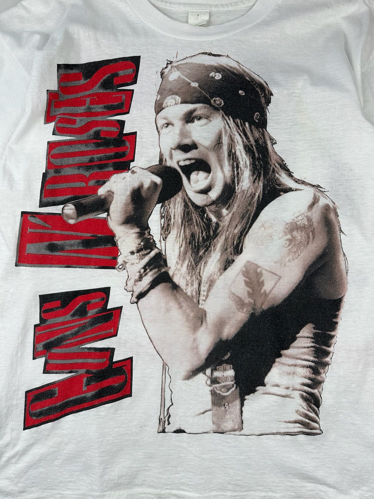 Band Tees Axl Rose Vintage Guns N Roses T Shirts Vintage Band Tees Size US XL / EU 56 / 4 - 5 Thumbnail