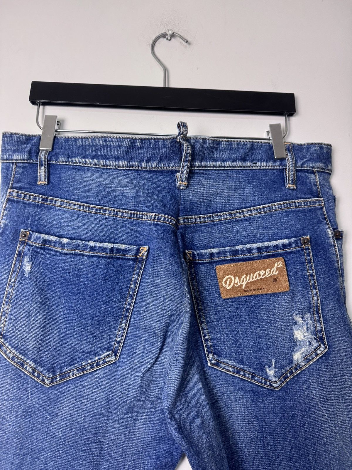 Dsquared2 00s Dsquared2 Faded Distressed Denim Jeans Size US 31 - 9 Thumbnail