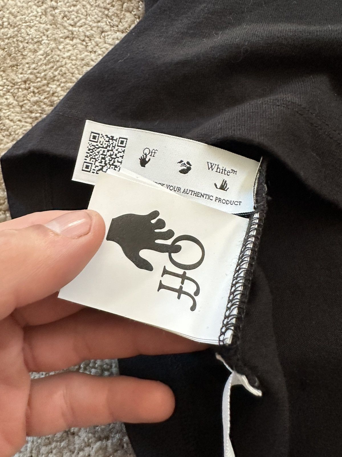 Off-White Off white peace worldwide tee Size US XL / EU 56 / 4 - 4 Thumbnail