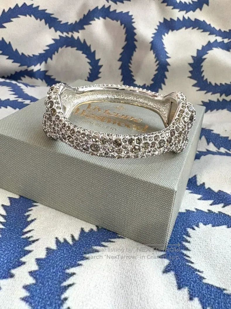 Vivienne Westwood Vivienne Westwood Full diamond bone bracelet Size ONE SIZE - 3 Thumbnail