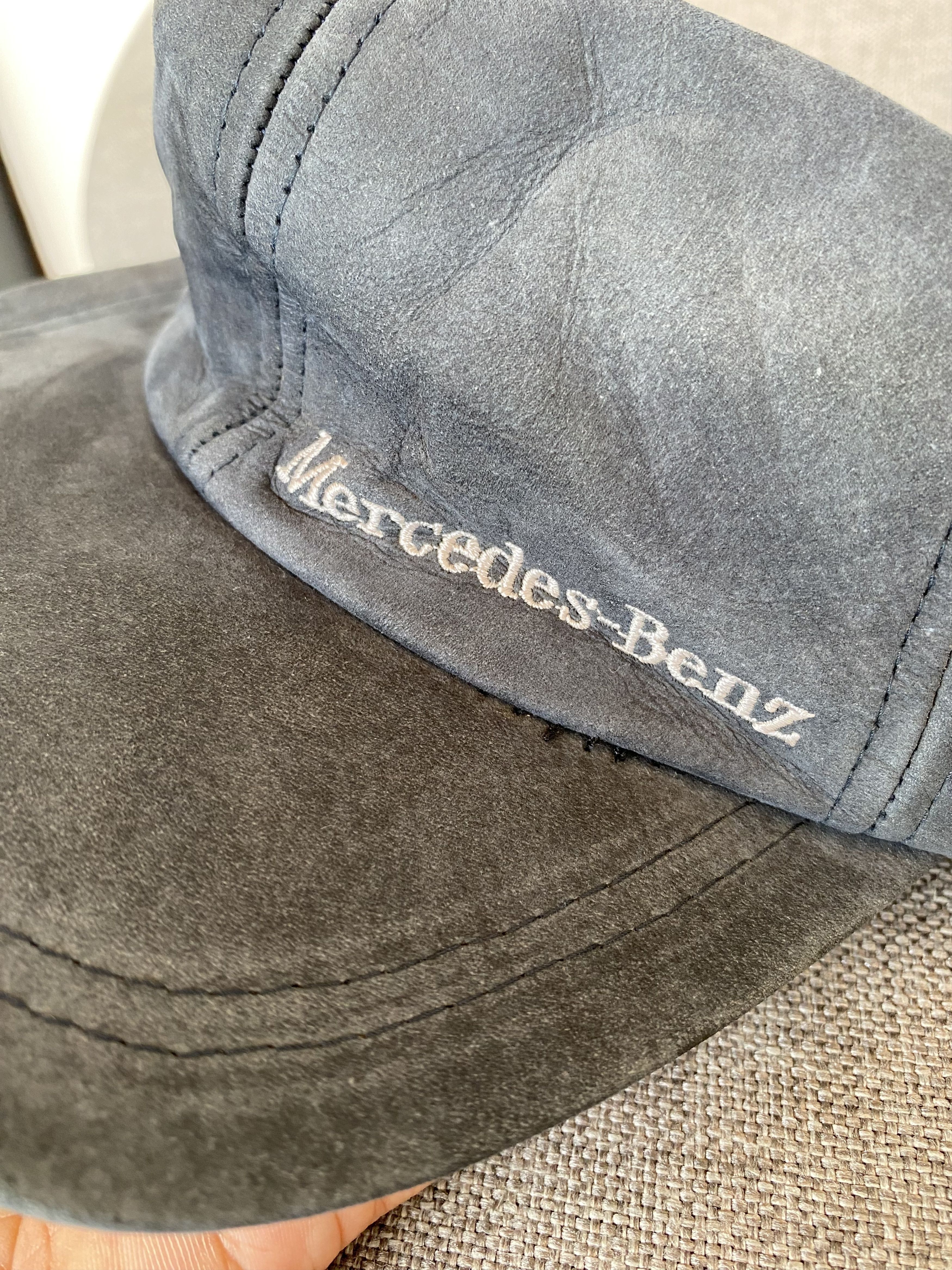 Leather × Sports Specialties Marcedes-Benz Leather fadded hat Size ONE SIZE - 11 Thumbnail