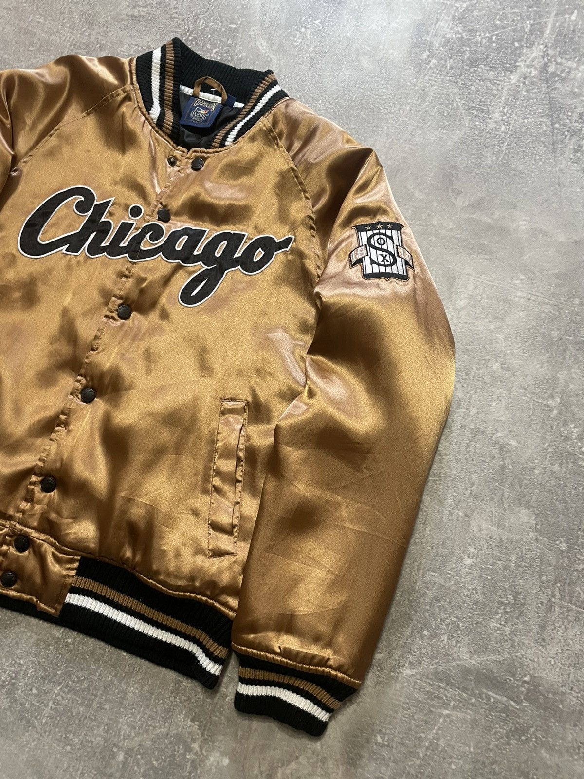 Majestic Vintage Chicago White Sox Majestic Baseball Bomber Jacket Size US S / EU 44-46 / 1 - 5 Thumbnail