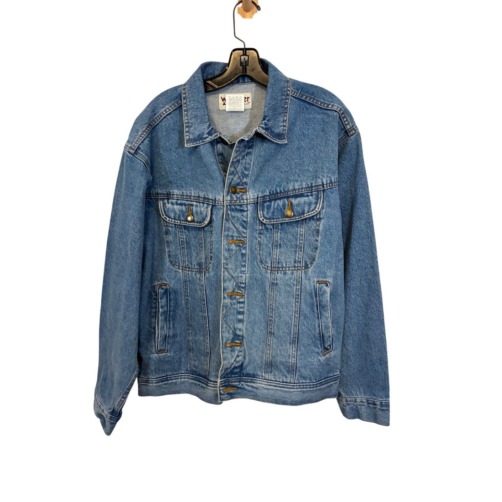 Wrangler Wrangler Denim Trucker Jacket Cowboy Western Workwear L Size US L / EU 52-54 / 3 - 1 Thumbnail