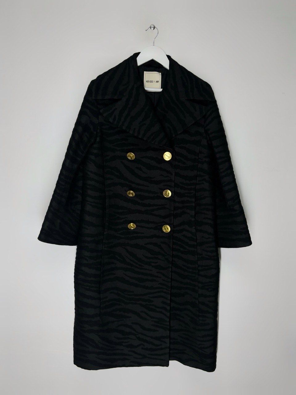H&M × Kenzo Kenzo x H&M Tiger Pattern Wool Blend Long Coat Trench Size M / US 6-8 / IT 42-44 - 1 Thumbnail