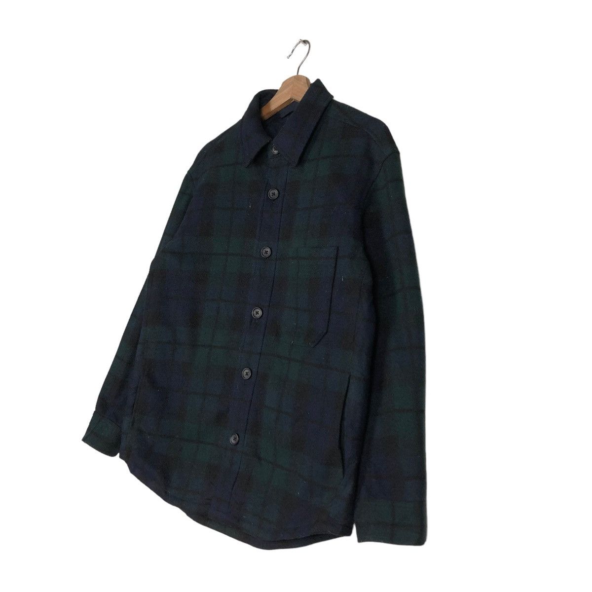 Japanese Brand 🔥VINTAGE WOOL JACKET TARTAN DESIGN UNIQLO JAPAN ISSEY MIYAK Size US S / EU 44-46 / 1 - 2 Thumbnail