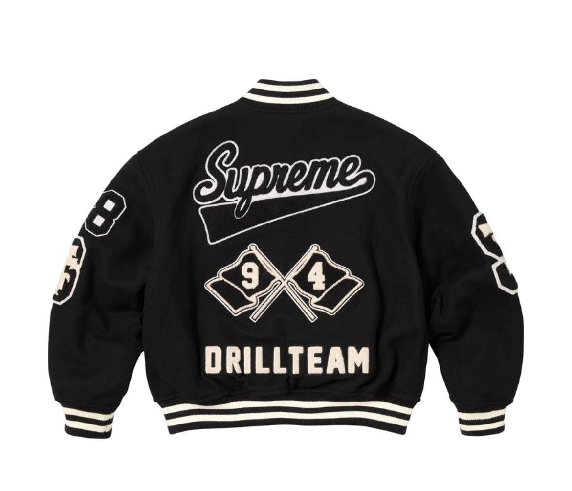 Supreme Supreme Drill Team Varsity Jacket FW25 Size US L / EU 52-54 / 3 - 1 Thumbnail