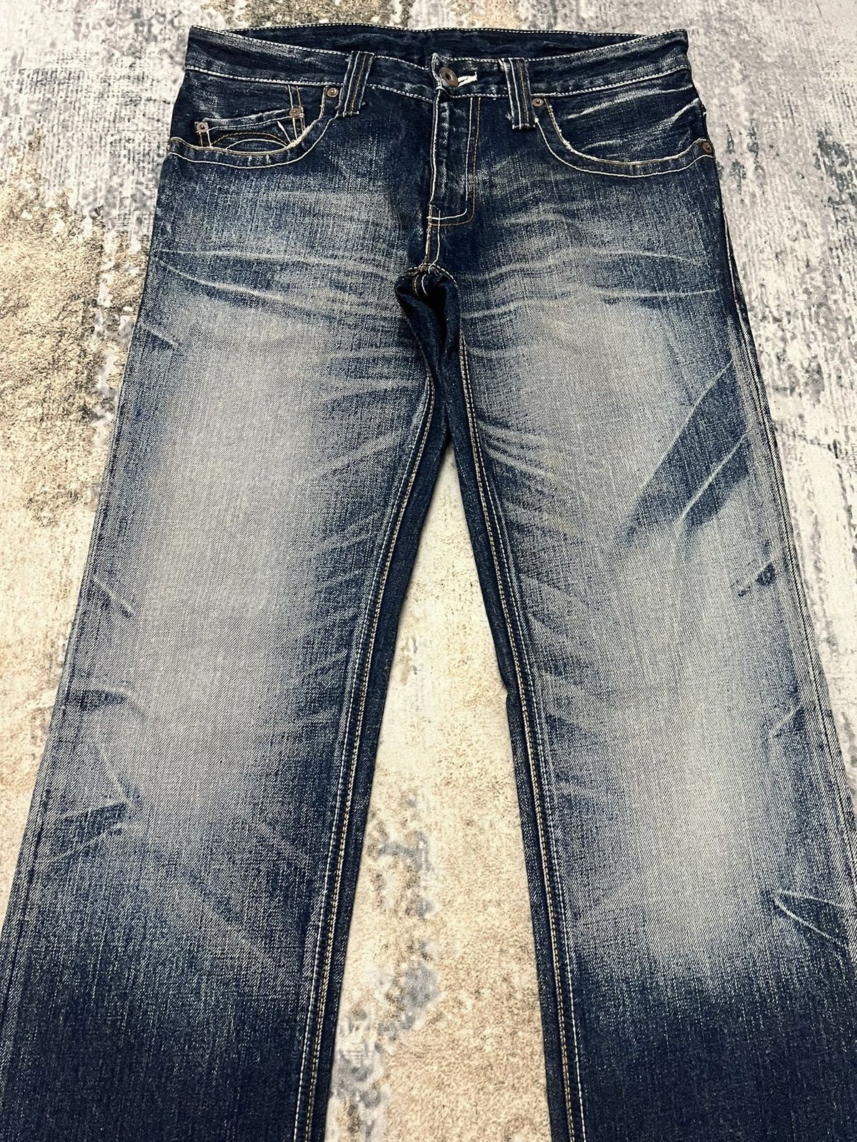 If Six Was Nine × Japanese Brand Japanase Jeans Ie-Model Denim Regular pant brand Size US 33 - 2 Thumbnail