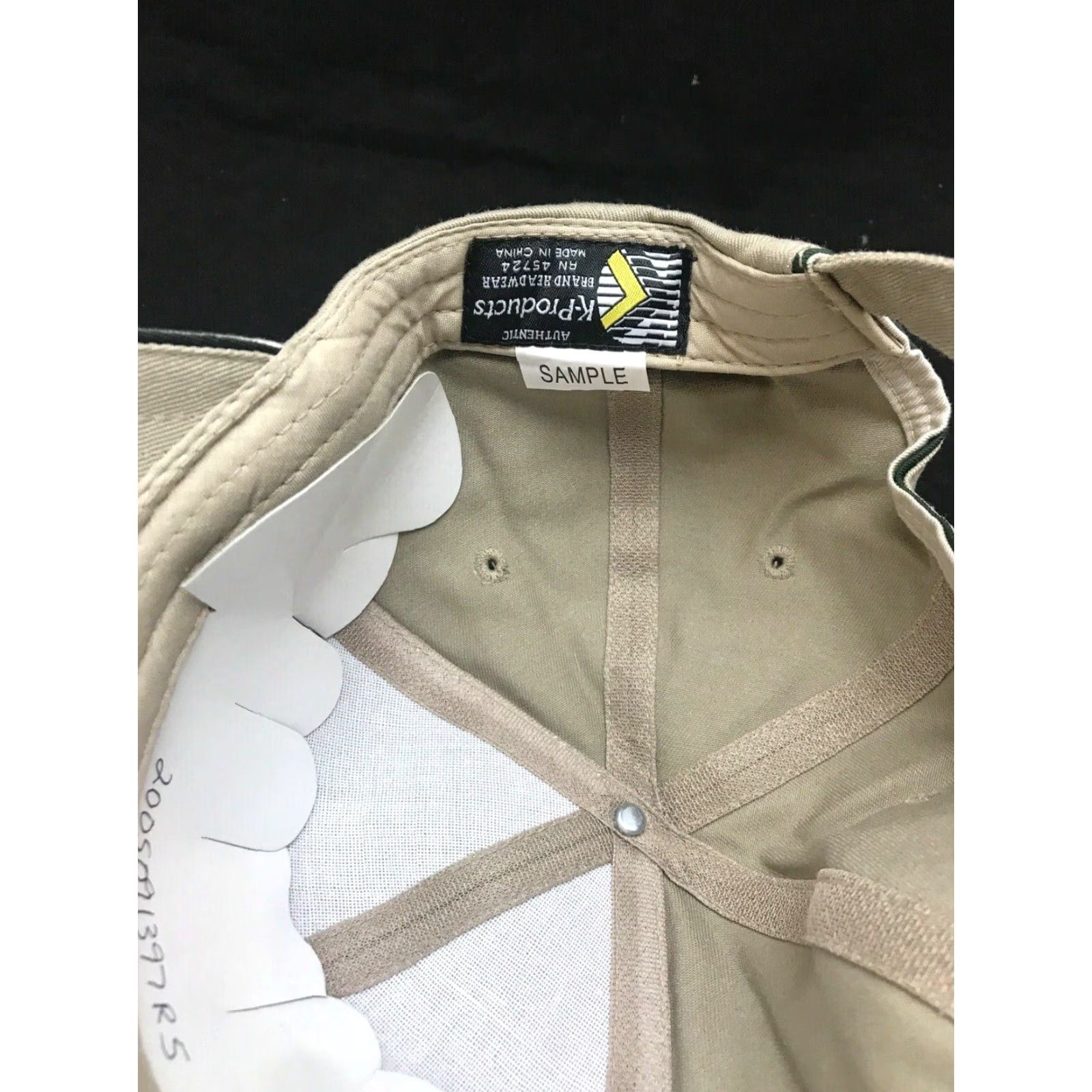 Logo 7 VINTAGE The Almond Co. Logo Trucker Hat Adjustable Khaki Farming Agriculture Mens Size ONE SIZE - 6 Thumbnail