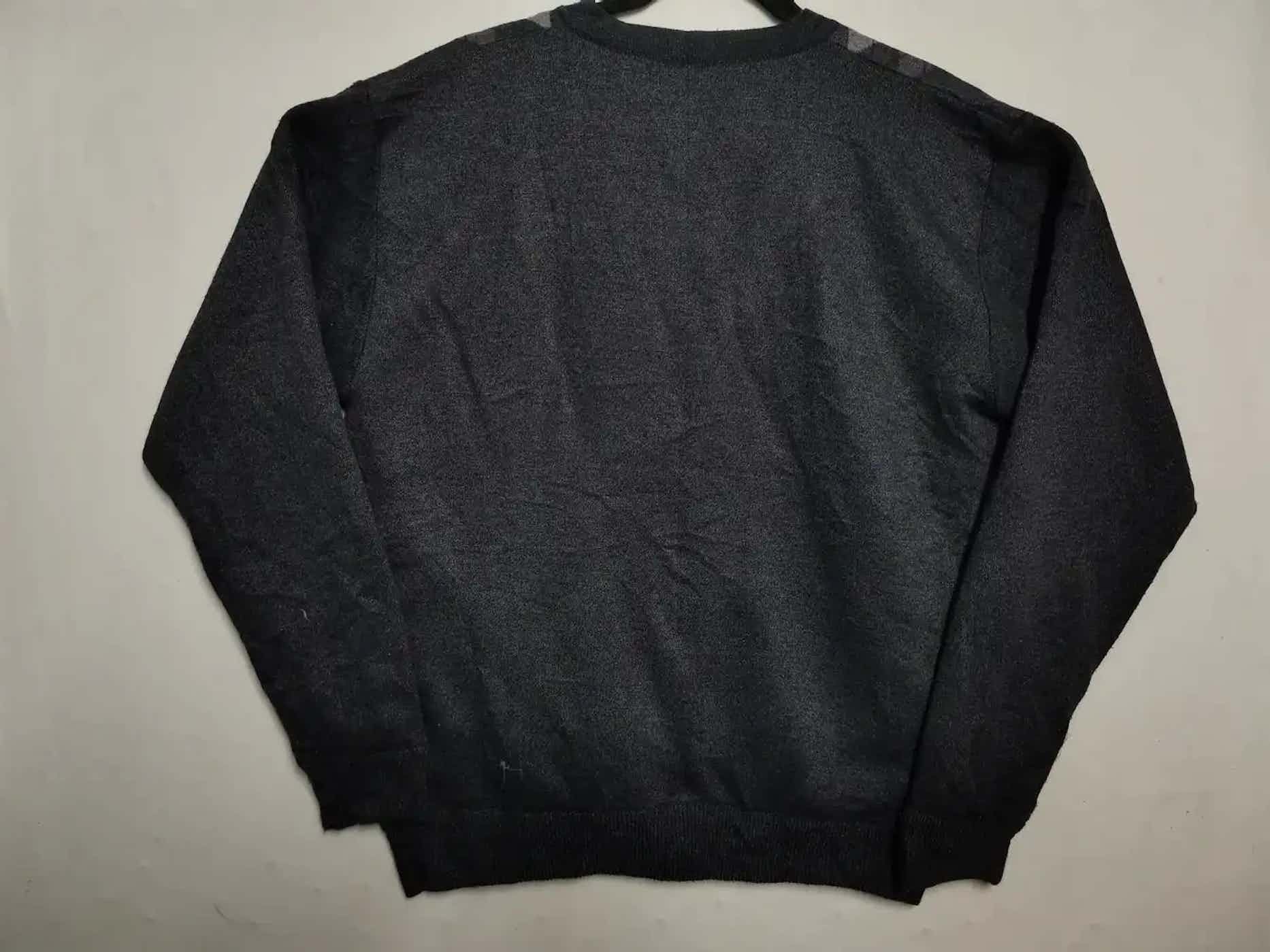 Vintage Vintage Louis Exchanges Diamond Design Cardigan Size US L / EU 52-54 / 3 - 3 Thumbnail