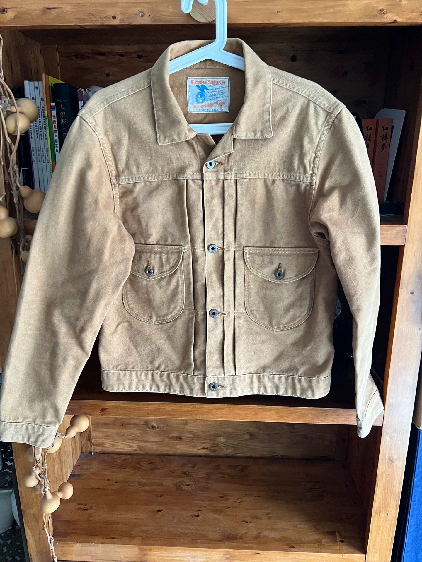 Rising Sun & Co. Rising Sun & Co. Ranch Hand Camel Duck Canvas L Jacket Size US L / EU 52-54 / 3 - 4 Thumbnail