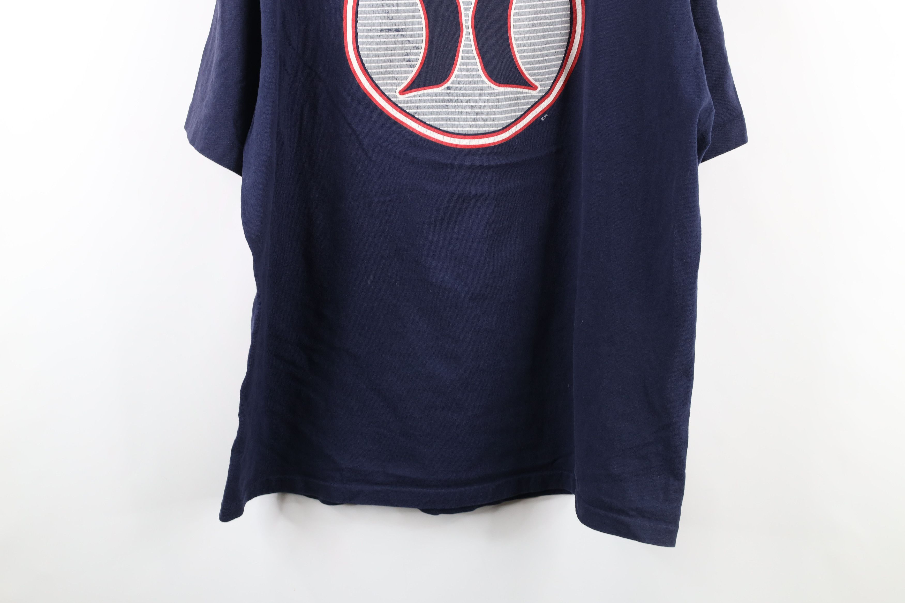 Hurley × Vintage Vintage 90s Hurley Surfing Out Double Sided T-Shirt Blue USA Size US L / EU 52-54 / 3 - 12 Thumbnail