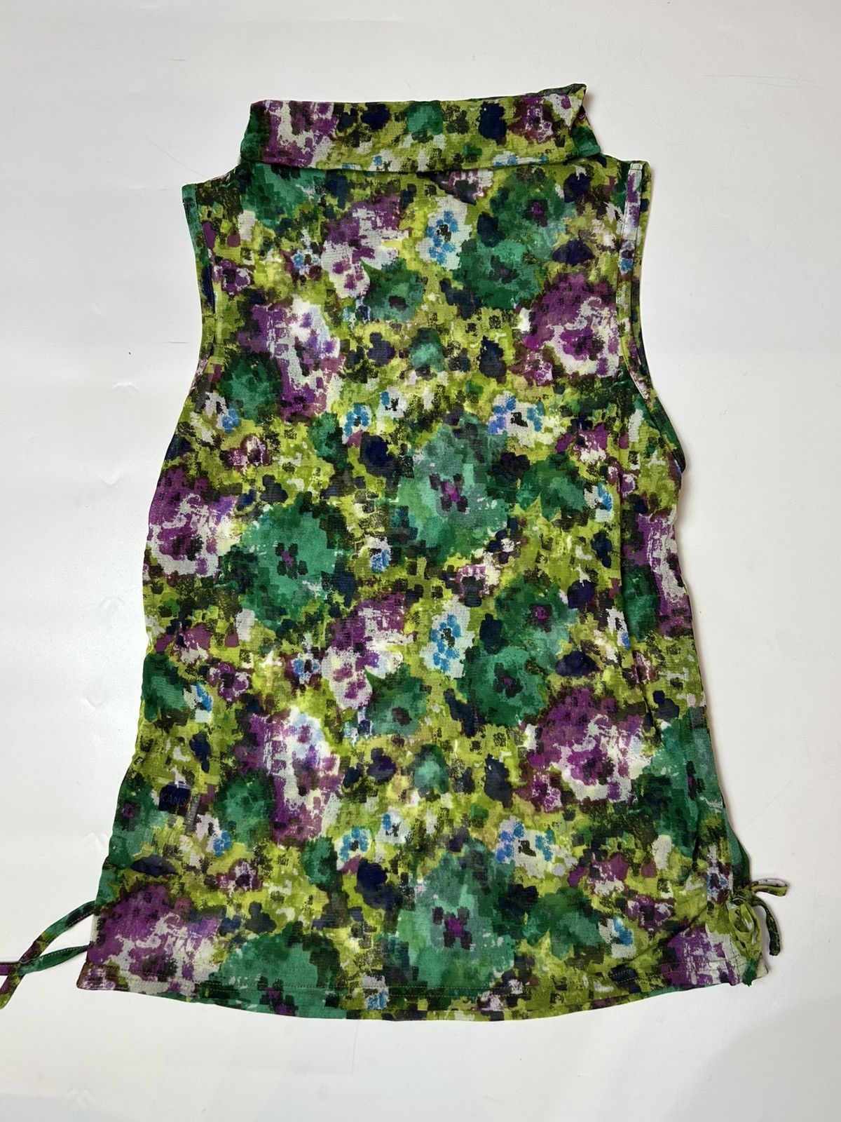 Designer × Japanese Brand × Kansai Yamamoto KANSAI BIS COLLECTION LADIES SLEEVELESS TOP Size XS / US 0-2 / IT 36-38 - 1 Thumbnail