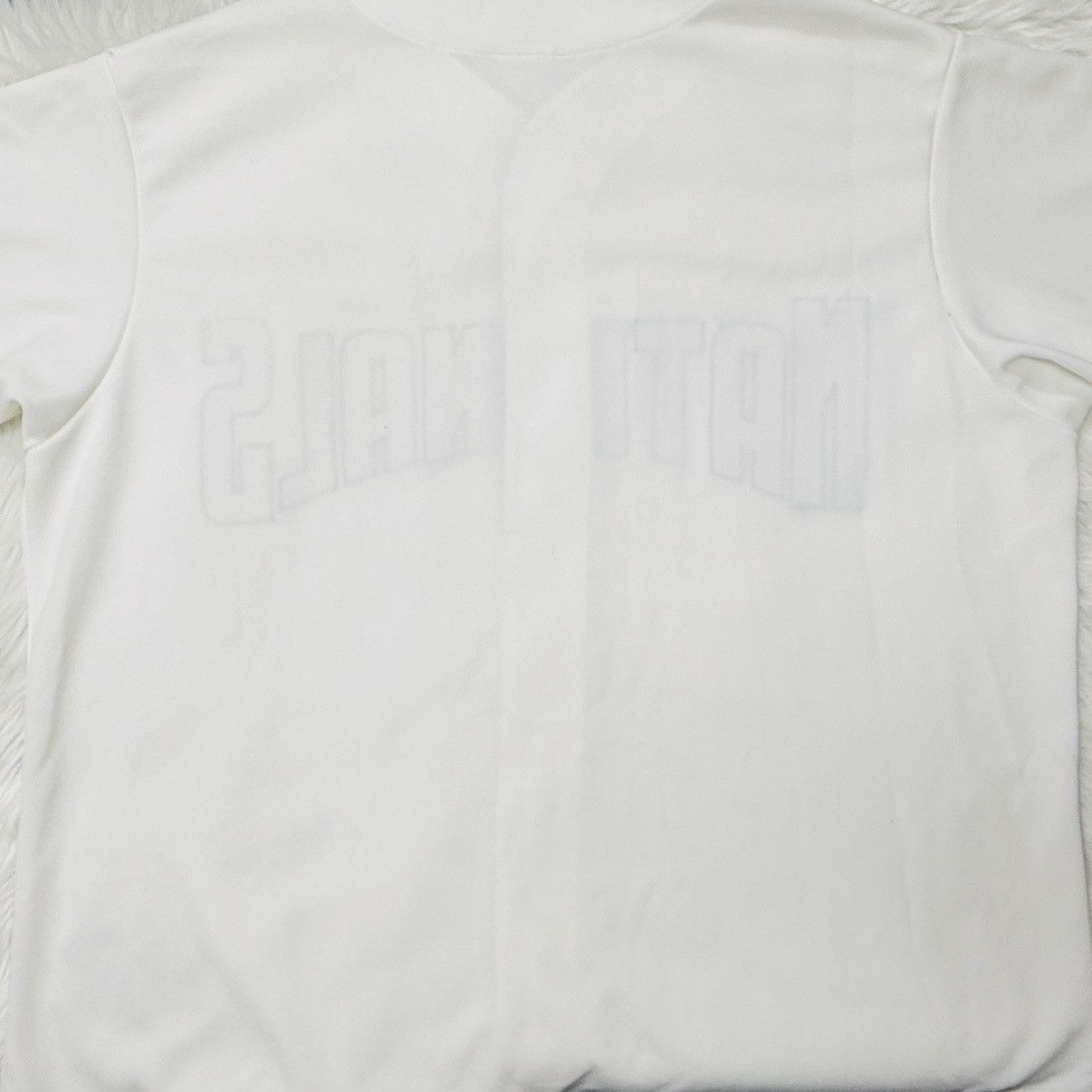 Majestic Vintage Washington NATIONALS White Jersey - 2XL Made in USA Size US XXL / EU 58 / 5 - 5 Thumbnail