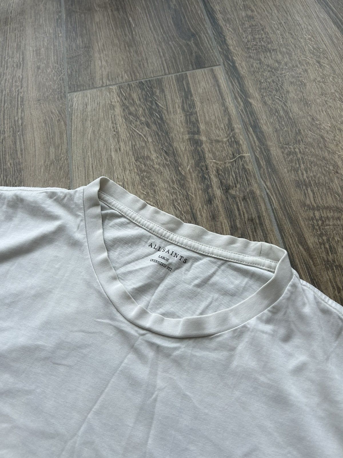 Allsaints × Japanese Brand ⛔️OFFERS ME⛔️Allsaints big Logo Distroy big logo shirt y2k Size US M / EU 48-50 / 2 - 4 Thumbnail
