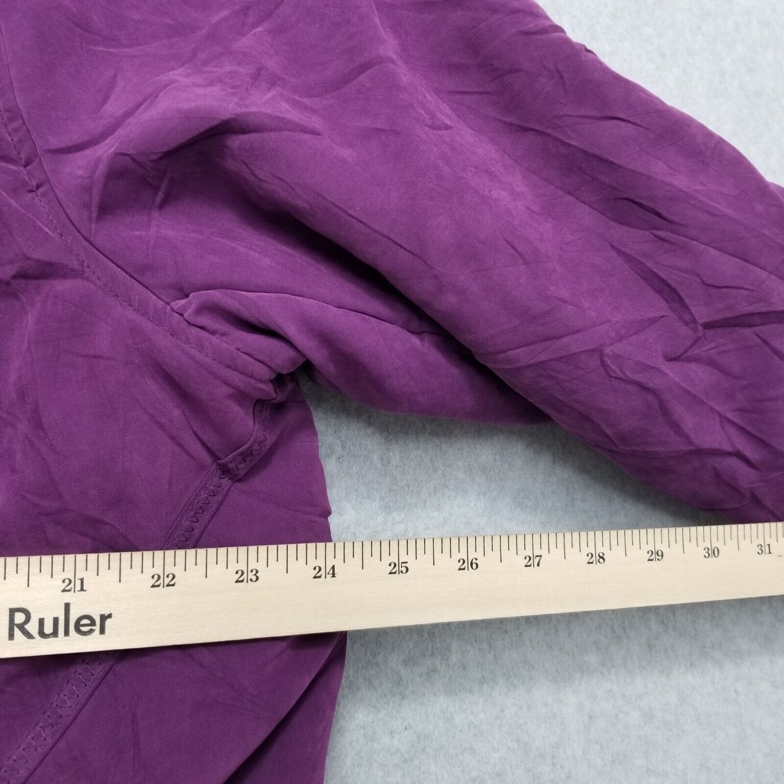 Other Studio Works Parka Jacket Womens 2X Purple Hooded Pockets Size ONE SIZE - 2 Thumbnail