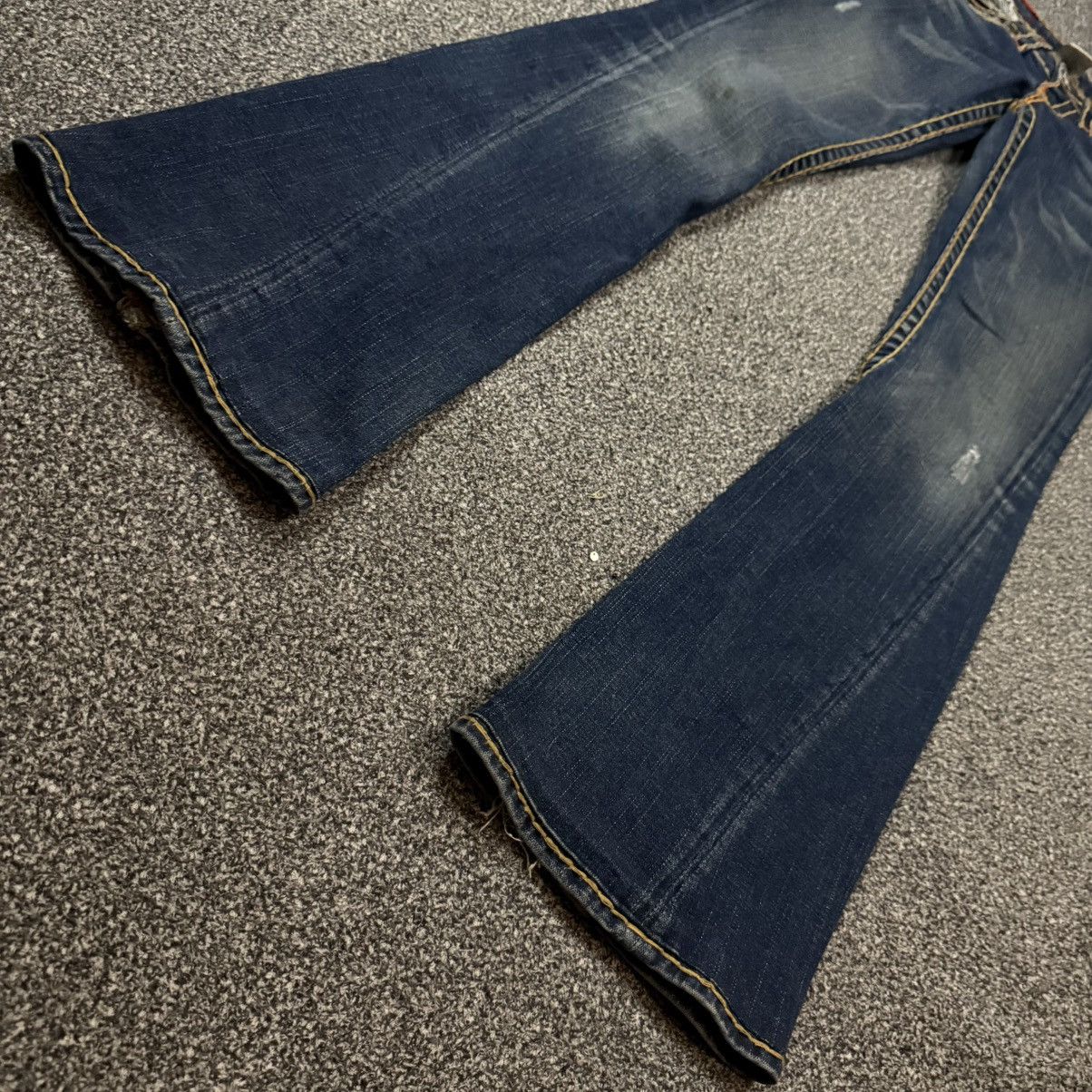 True Religion 🔥🇺🇸 Flared Sick True Religion Orange Archives y2k Denim Size US 29 - 15 Thumbnail