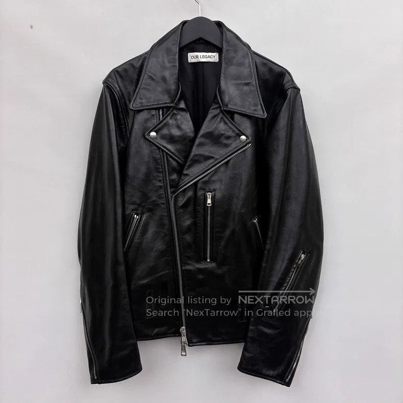 Our Legacy × Stussy Our Legacy x Stussy Workshop Leather Blouson