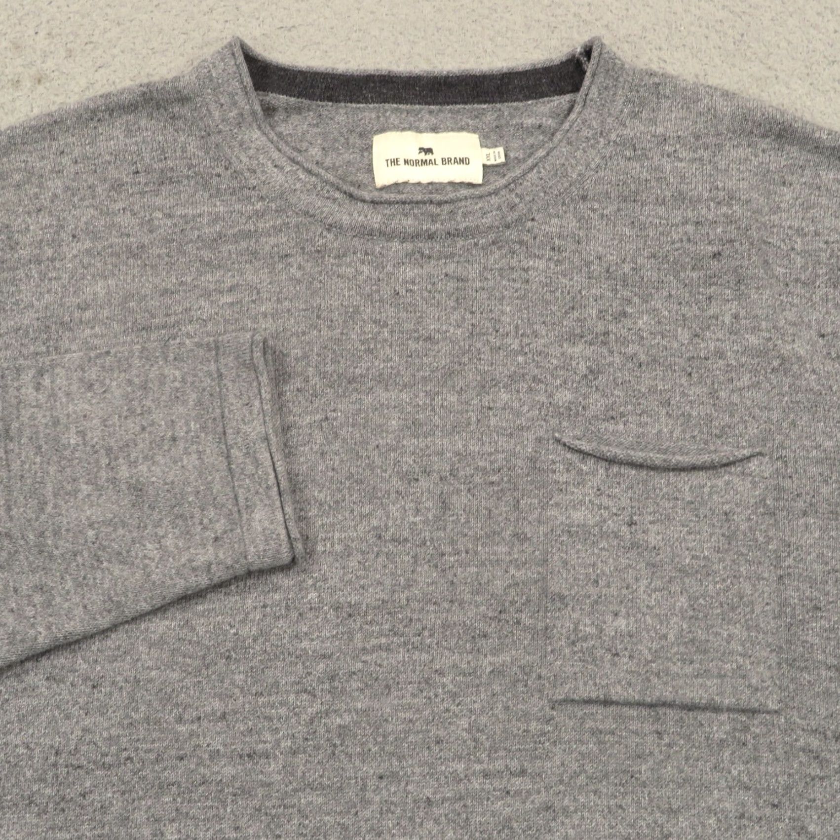 J Brand The Normal Brand Mens XXL Sweater Charcoal Heather Grey Roll Neck Pullover Shirt Size US XXL / EU 58 / 5 - 4 Thumbnail