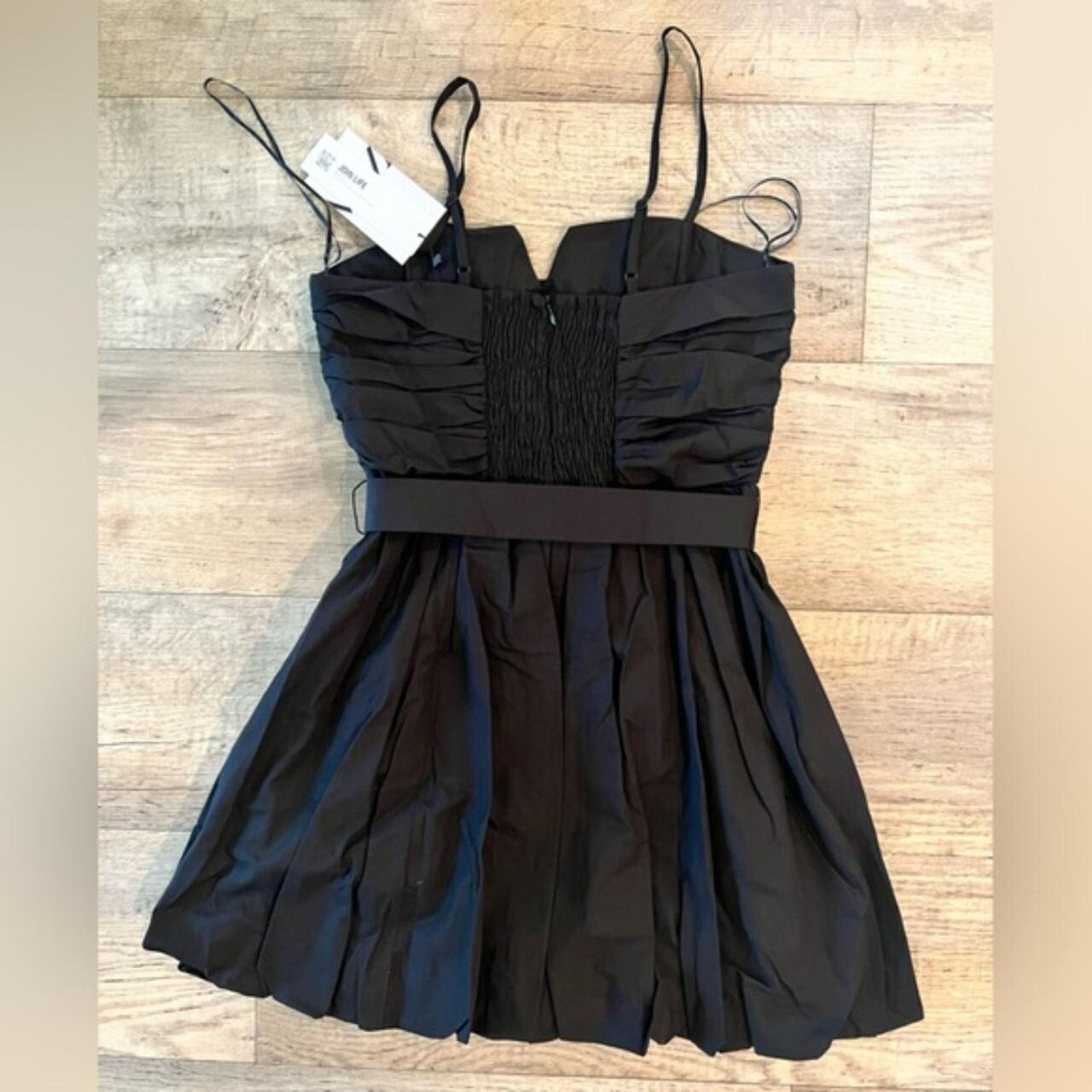 Zara ZARA Black Bubble Hem Mini Dress NWT Size M / US 6-8 / IT 42-44 - 24 Thumbnail