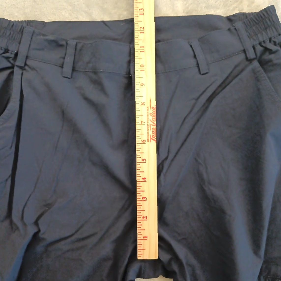 Vintage Nonwe Cargo Pants Mens 32 Blue Nylon Spandex 30x31 Pockets Size US 32 / EU 48 - 3 Thumbnail