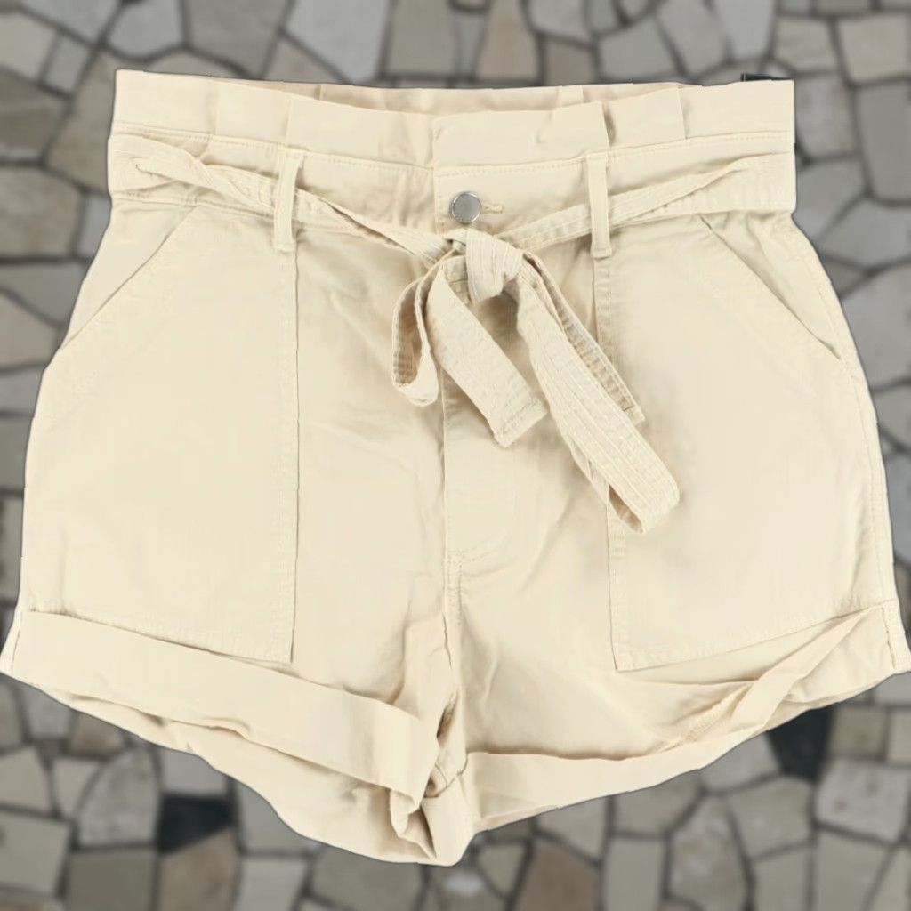 Abercrombie & Fitch Abercrombie & Fitch Stretch High Rise Chino Shorts Beige Women's M Size 32" / US 10 / IT 46 - 1 Thumbnail