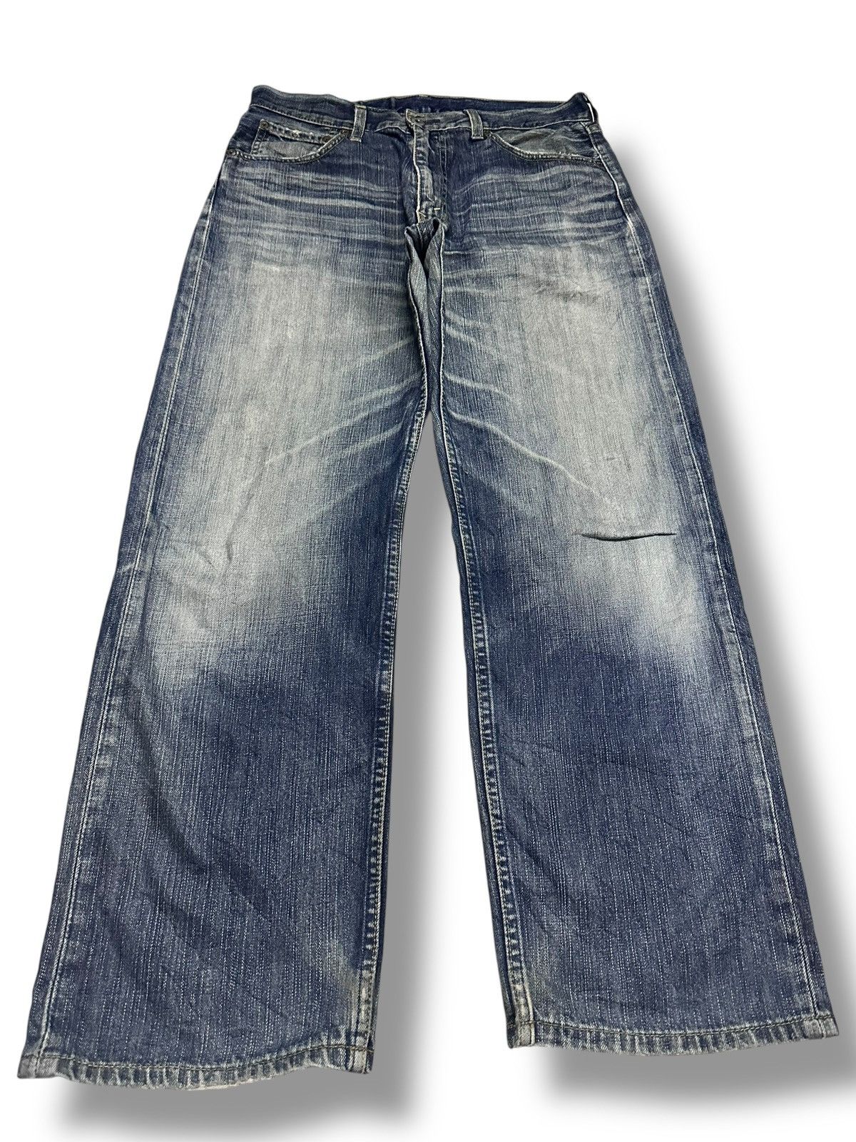 Japanese Brand Levi's 503 90's Jeans Baggy Loose Style With Faded Wash Size US 33 - 1 Thumbnail