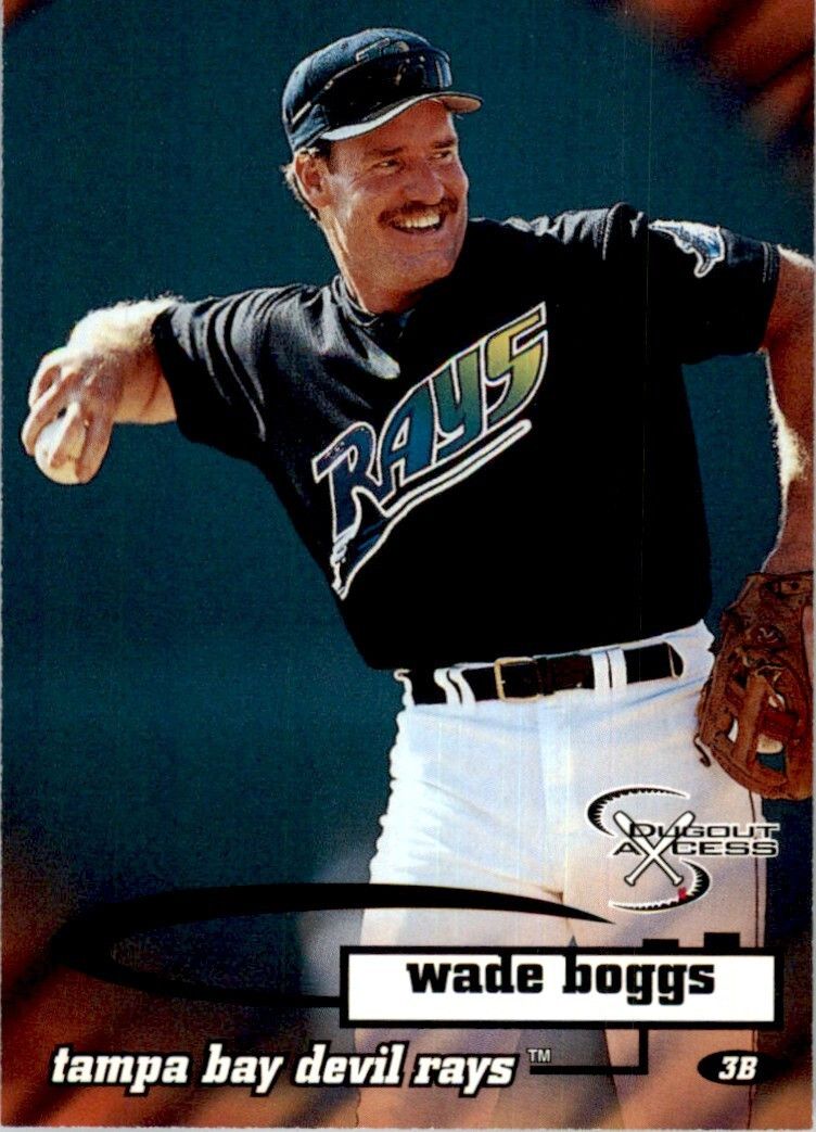 Mitchell & Ness Authentic Tampa Bay Devil Rays Wade Boggs 1998 BP Jersey Size US XL / EU 56 / 4 - 1 Thumbnail