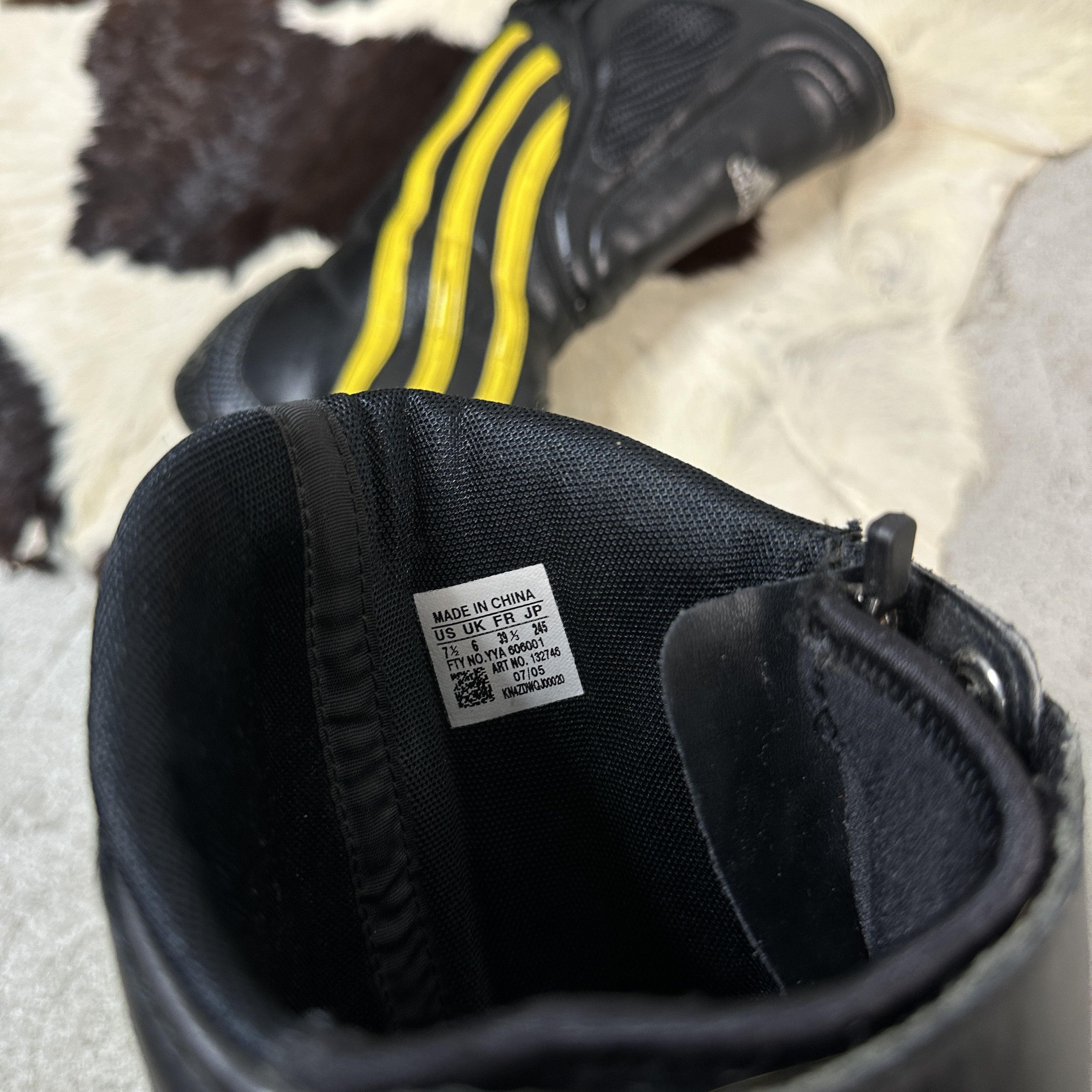 Adidas × Vintage Vintage Adidas Moto Biker Y2K Boots 00s Leather Shoes Size US 6 / EU 39 - 6 Thumbnail