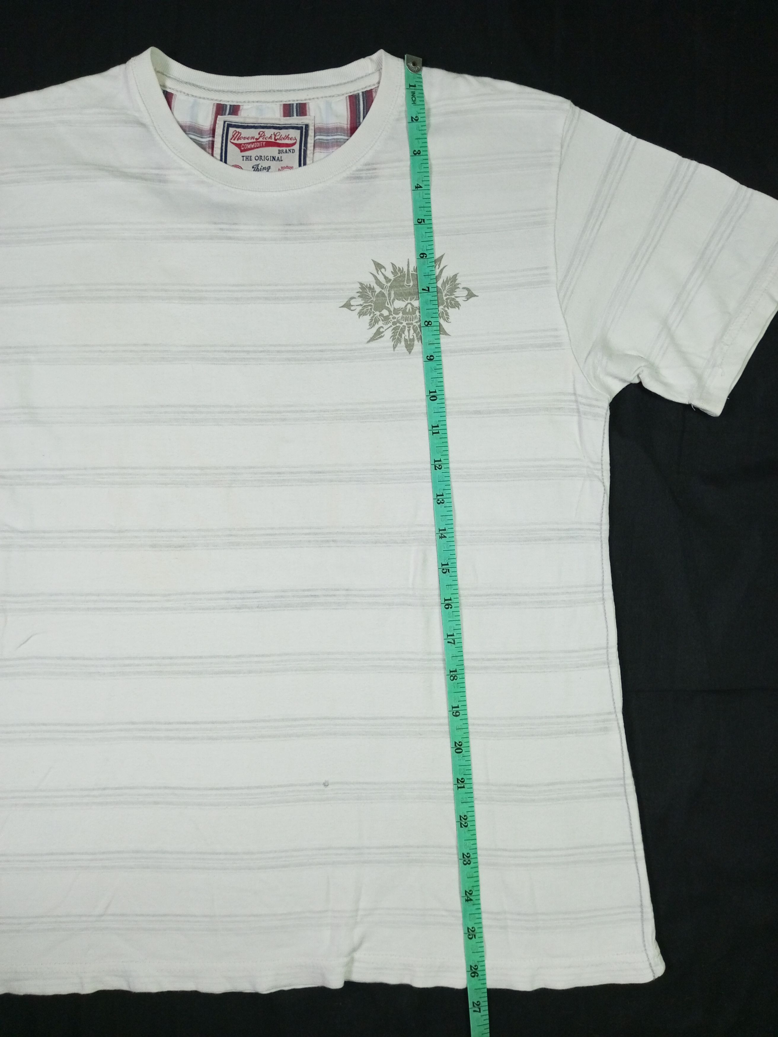 Hysteric Glamour × Japanese Brand × Le Grande Bleu (L.G.B.) Japanese Brand Moven Pick Skull Punk Rock Poem Tshirt Size US M / EU 48-50 / 2 - 5 Thumbnail