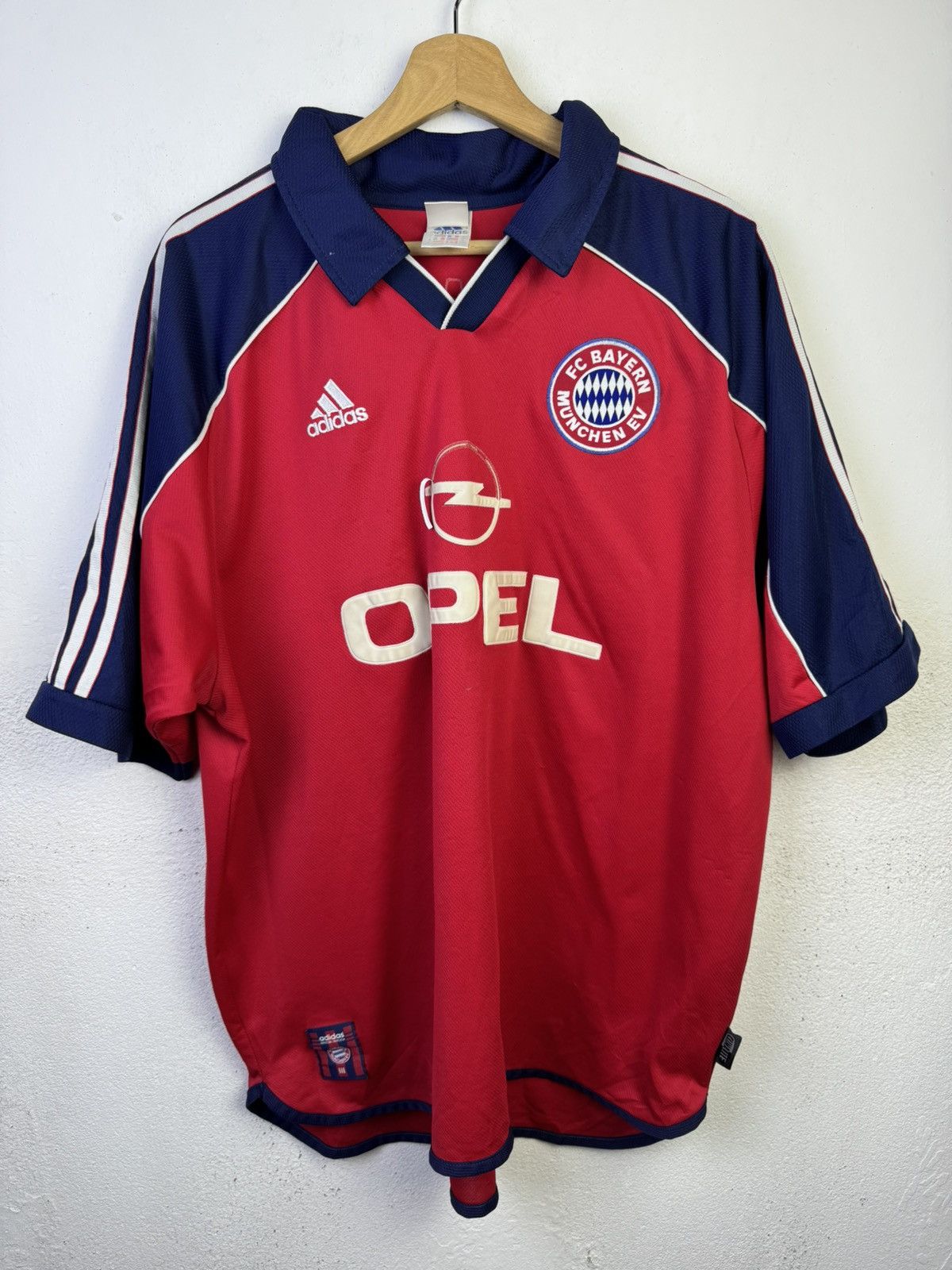 Adidas Vintage Bayern Munich Home football Jersey 1999 - 2001 Size US XL / EU 56 / 4 - 1 Thumbnail